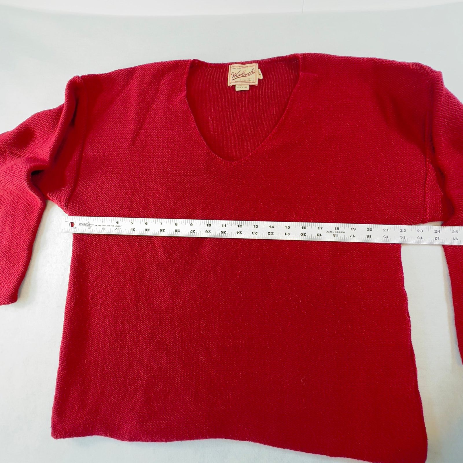 Woolrich Woolen Mills Woolrich Sweater Womans L Vintage Made USA V-Neck 100% Knit Size L / US 10 / IT 46 - 8 Thumbnail