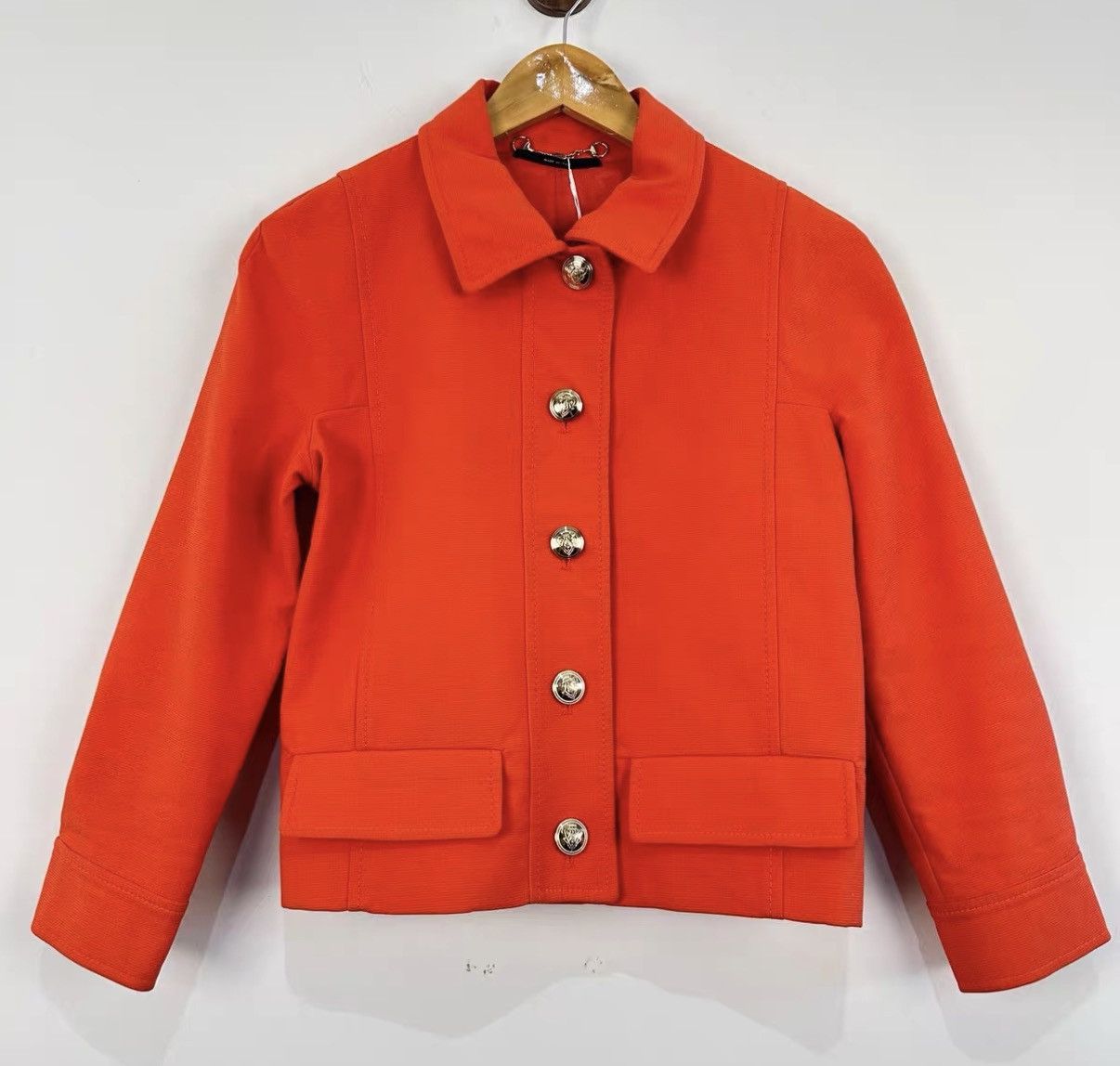 Gucci Gucci Runway Hermes Orange Cashmere Coat J42 Size M / US 6-8 / IT 42-44 - 1 Thumbnail