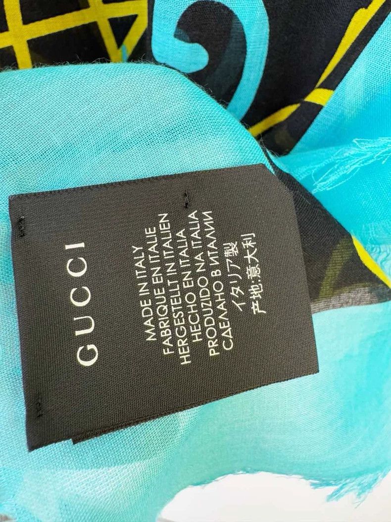 Gucci Gucci Silk scarf 2502-Nextarrow Size ONE SIZE - 4 Thumbnail