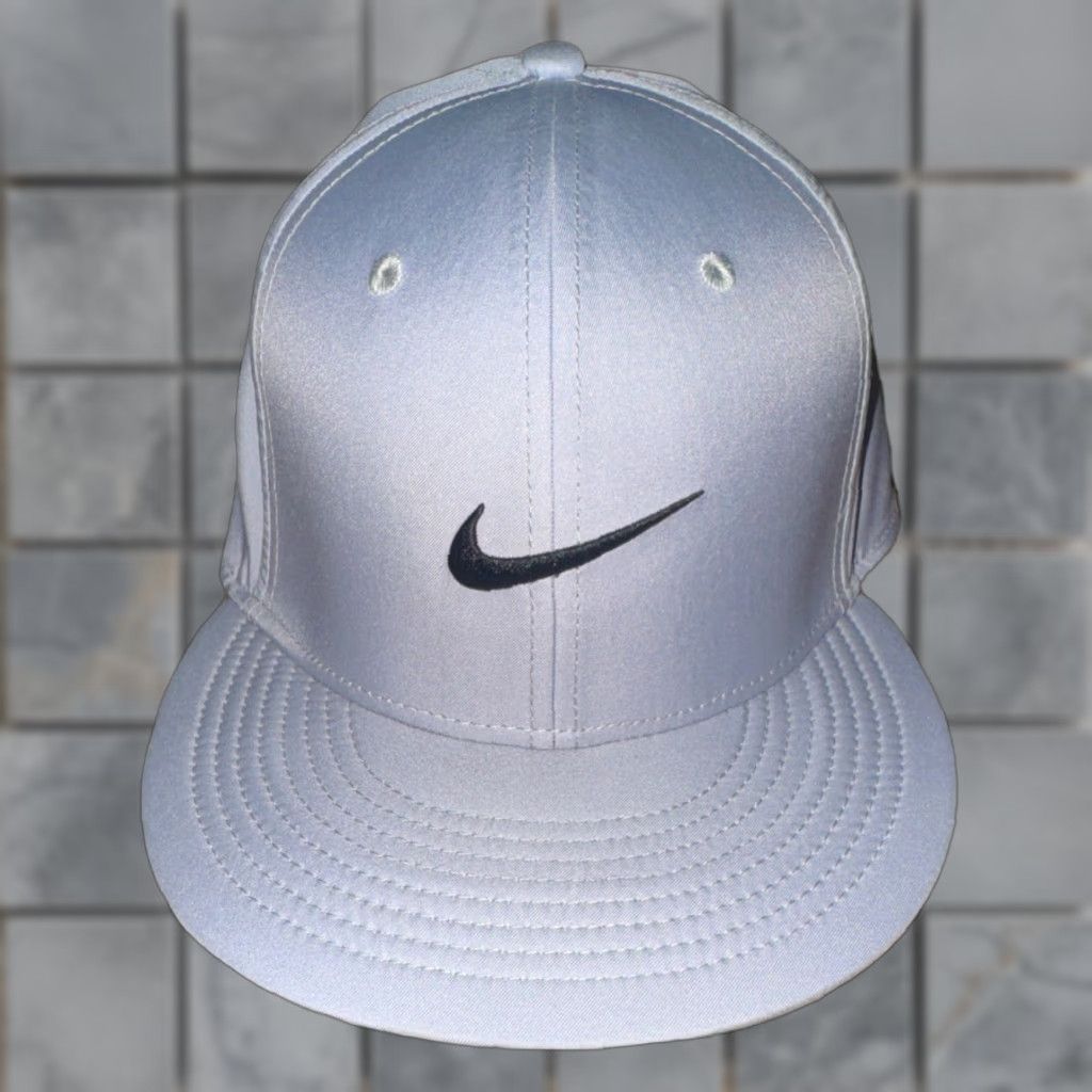 Nike Nike Dri-Fit Pro Cap Gray L/XL Stretch Fitted Golf Hat Mens Size ONE SIZE - 1 Thumbnail