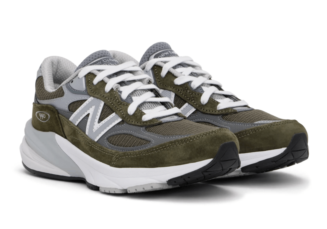 New Balance NEW BALANCE Green & Gray Made in USA 990v6 - SZ. 7.5 Size US 7.5 / EU 40-41 - 1 Thumbnail