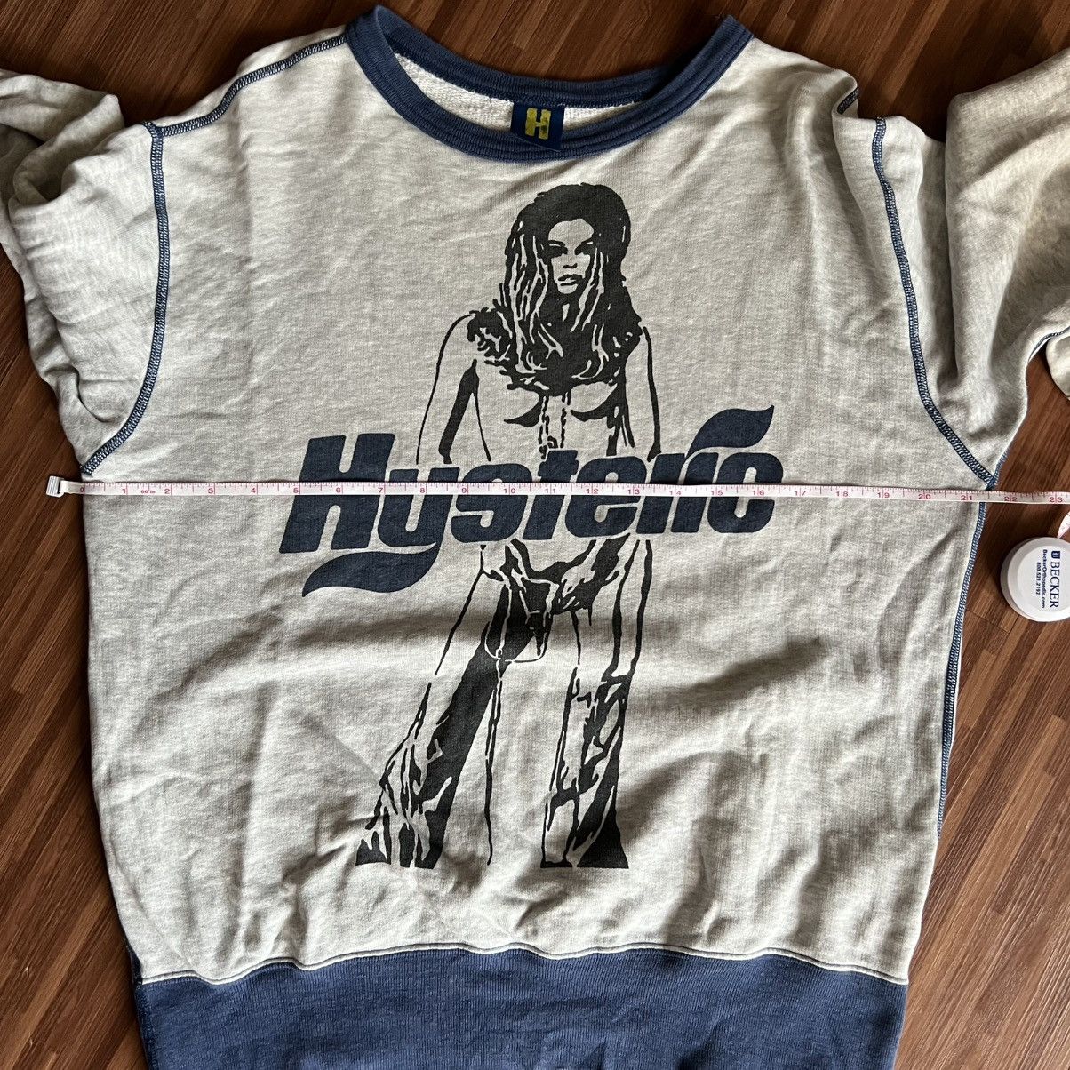 Hysteric Glamour × Japanese Brand × Vintage “HYSTERIC GLAMOUR” TRASHED NAKED GIRL SWEATSHIRT Size M / US 6-8 / IT 42-44 - 24 Thumbnail