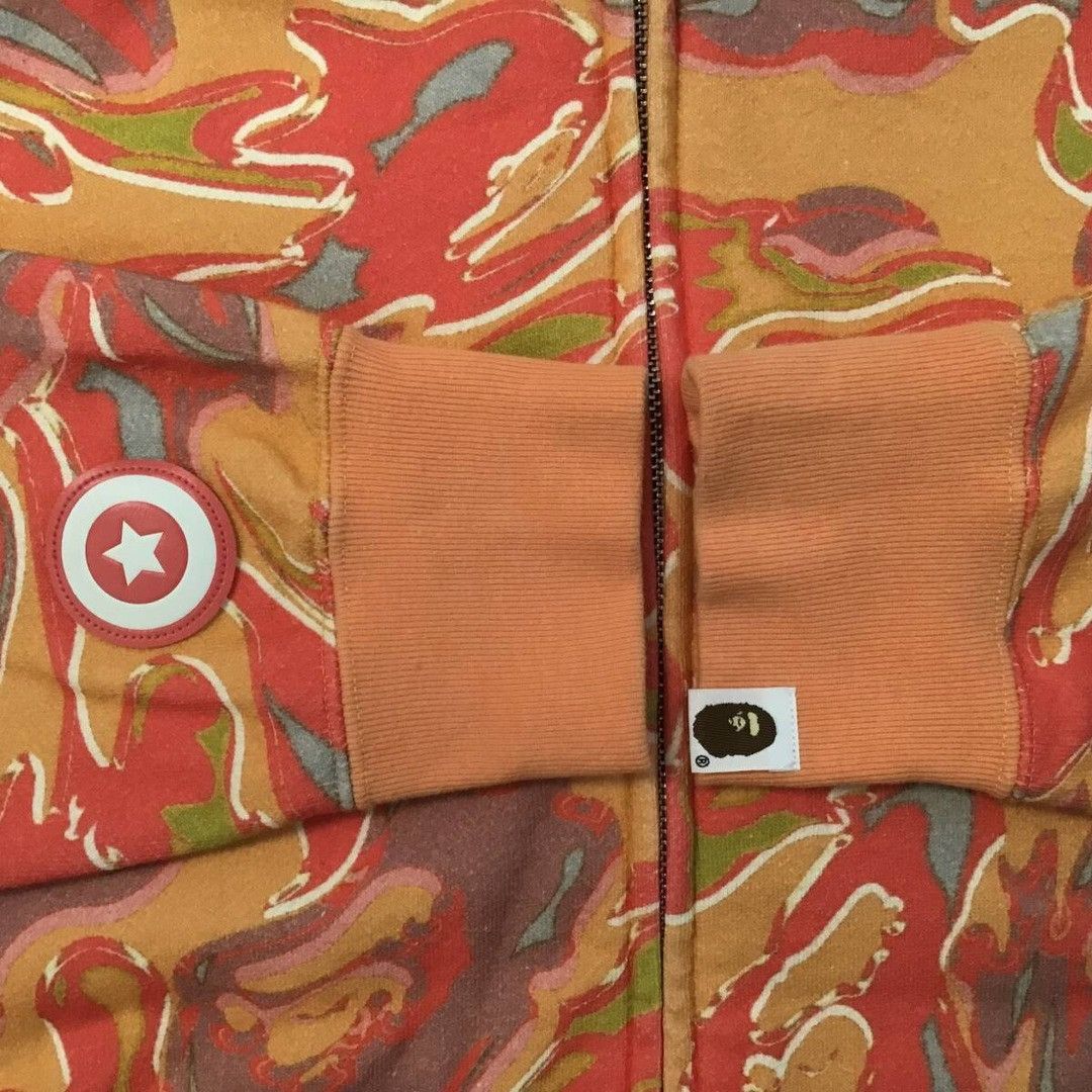 Bape BAPE Marbling camo shark full zip hoodie a bathing ape Size US M / EU 48-50 / 2 - 6 Thumbnail