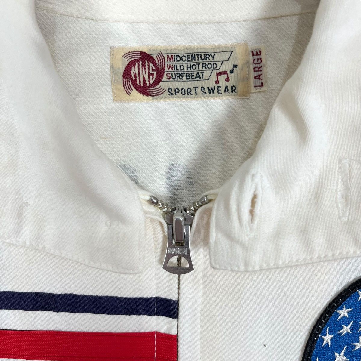 Vintage Vintage Hot Rod Rock ‘N Roll Drag Embroidery Zipper Jacket Size US L / EU 52-54 / 3 - 8 Thumbnail