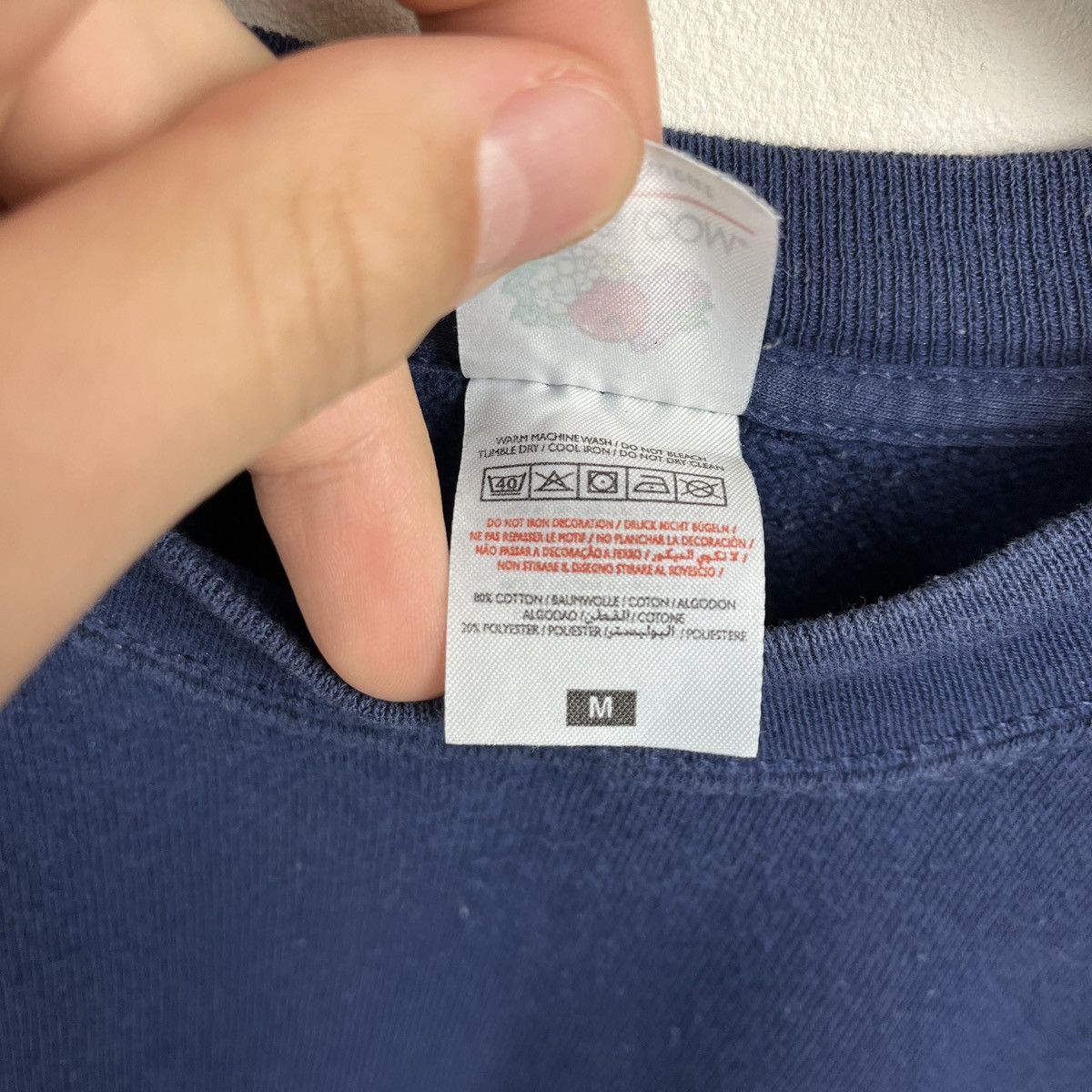 Fruit Of The Loom Basic Sweatshirt Fruit Of The Loom Box Fit Oversize Rap Y2k Size US M / EU 48-50 / 2 - 7 Thumbnail