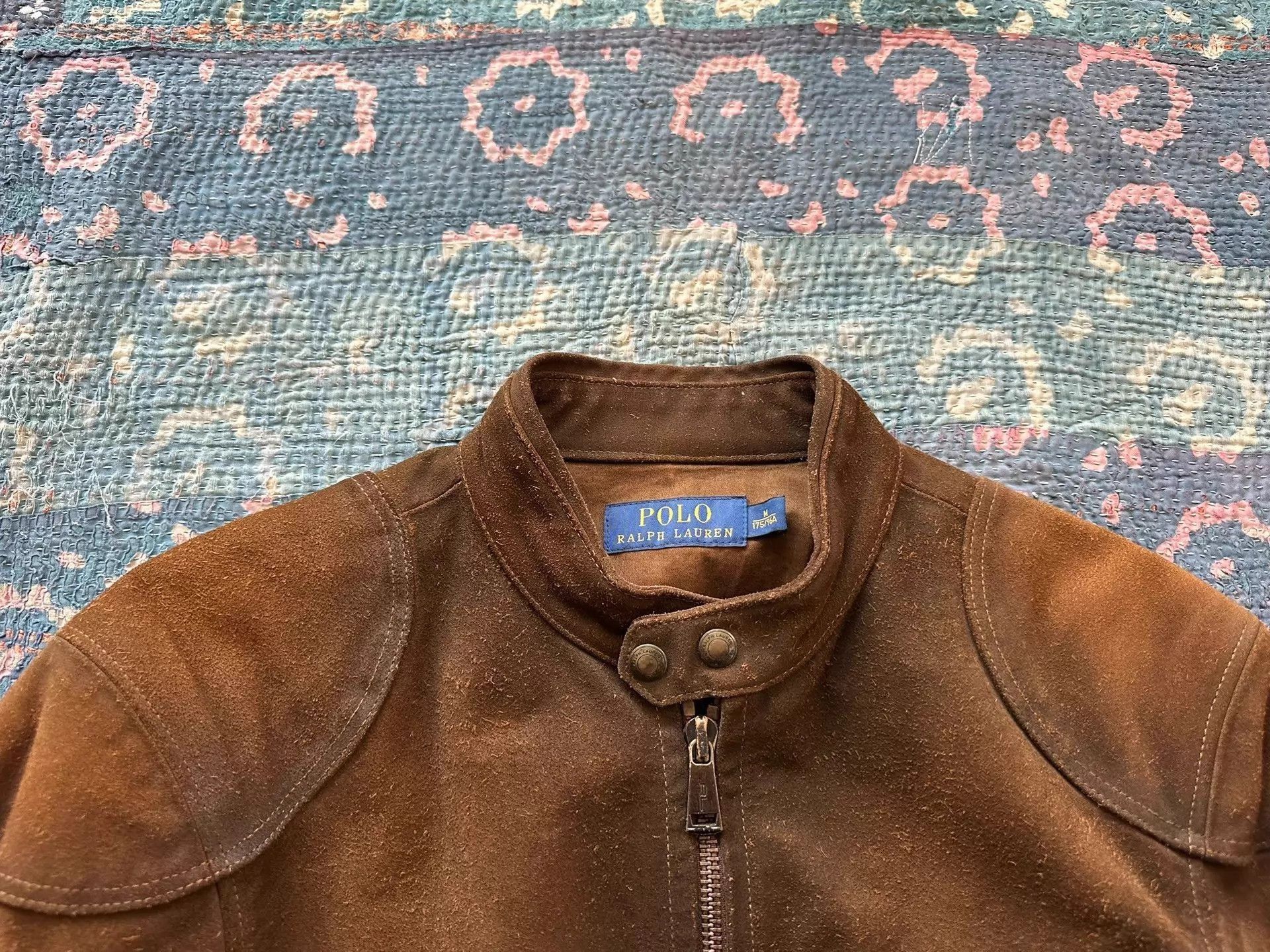 Polo Ralph Lauren Brown Suede Moto Jacket Size M Size US XXS / EU 40 - 5 Thumbnail