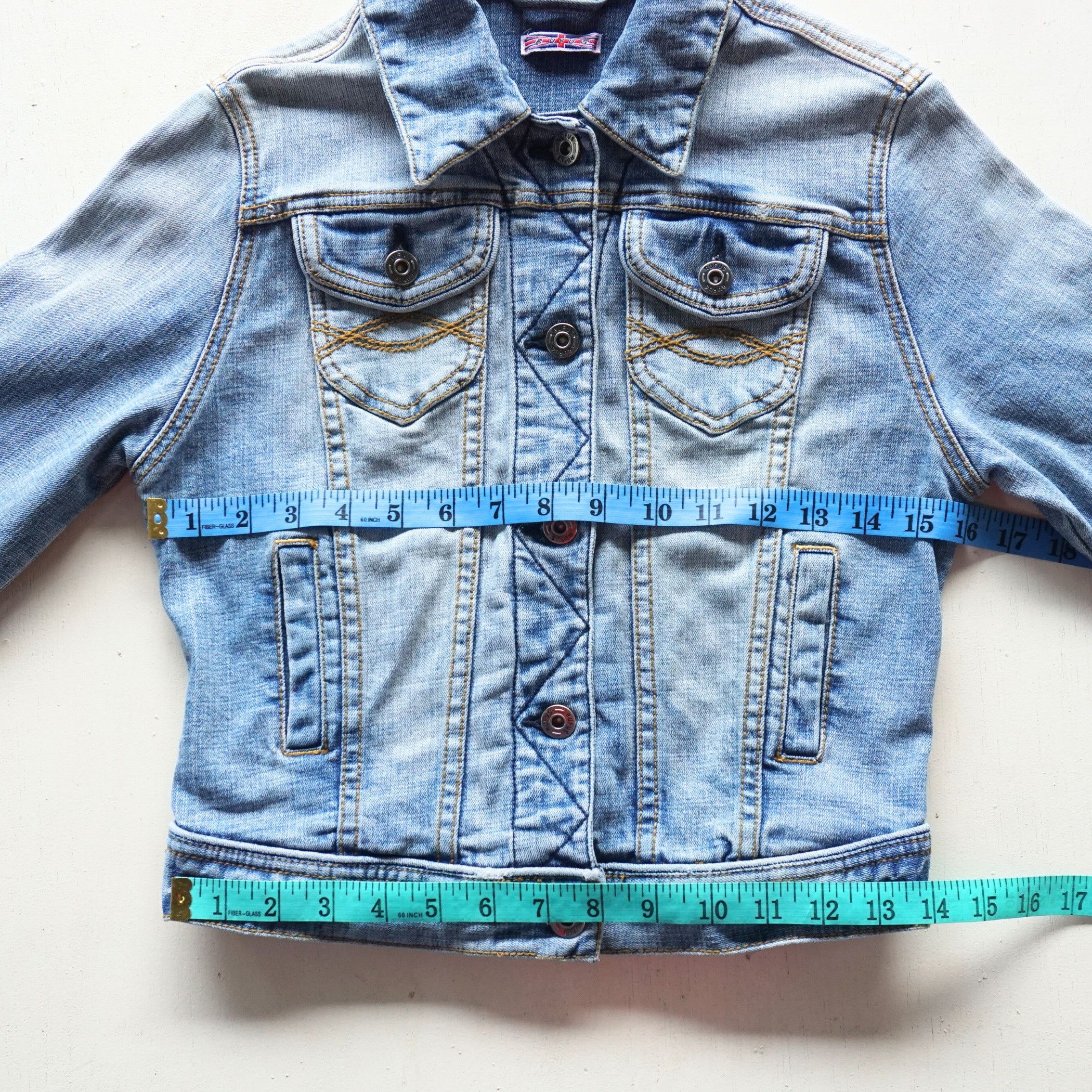 Japanese Brand RUFUS Button-Up Distressed Denim Jacket Size S / US 4 / IT 40 - 10 Thumbnail