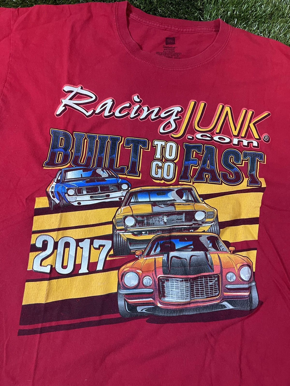 NASCAR × Vintage Vintage Y2K Graphic Ford Hot Rod Racing NASCAR Tee Size US XL / EU 56 / 4 - 2 Thumbnail