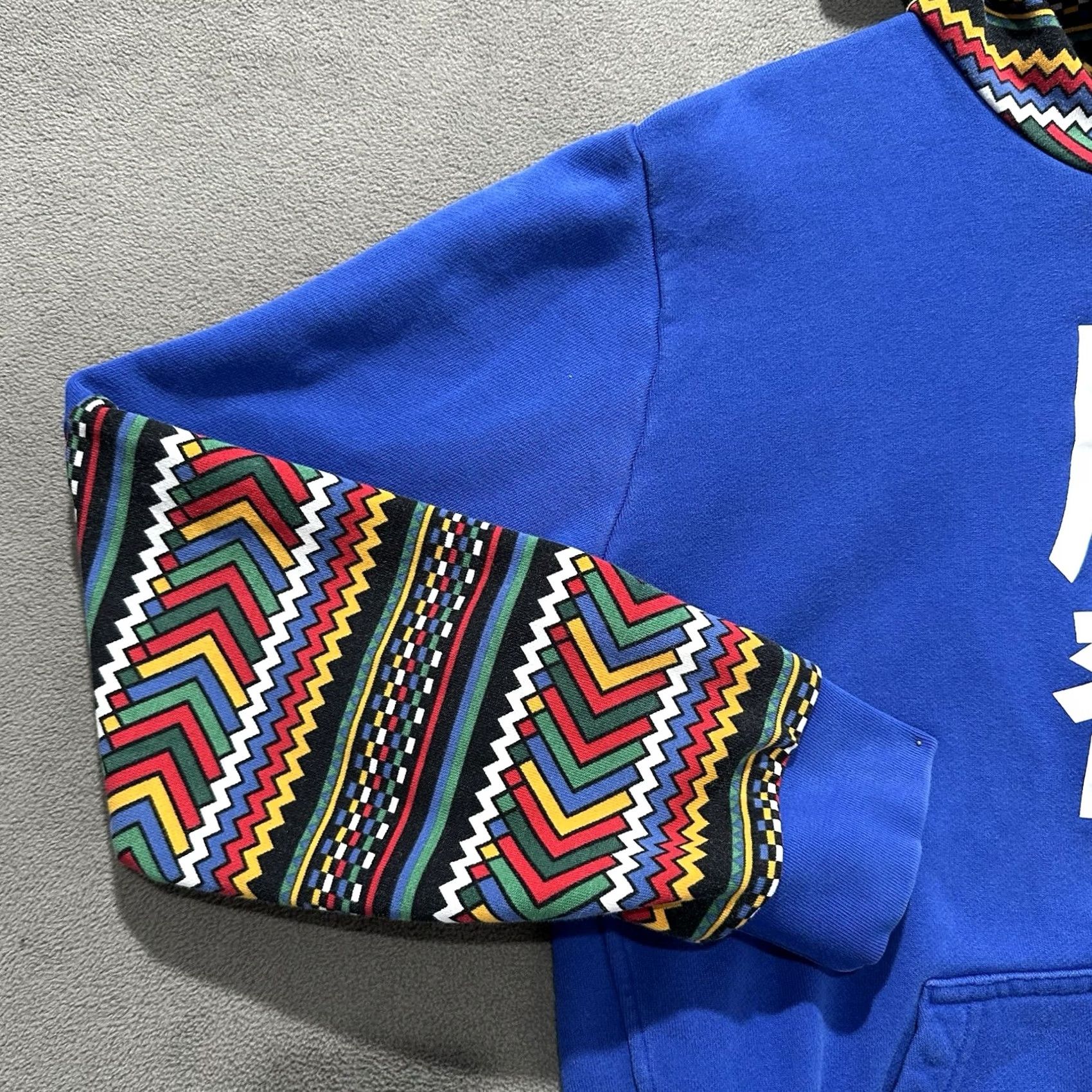 Adidas Adidas Pharrell Williams Hu X Solar Hoodie - Medium Geometric Aztec - Cotton Mens Regular Size US M / EU 48-50 / 2 - 6 Thumbnail