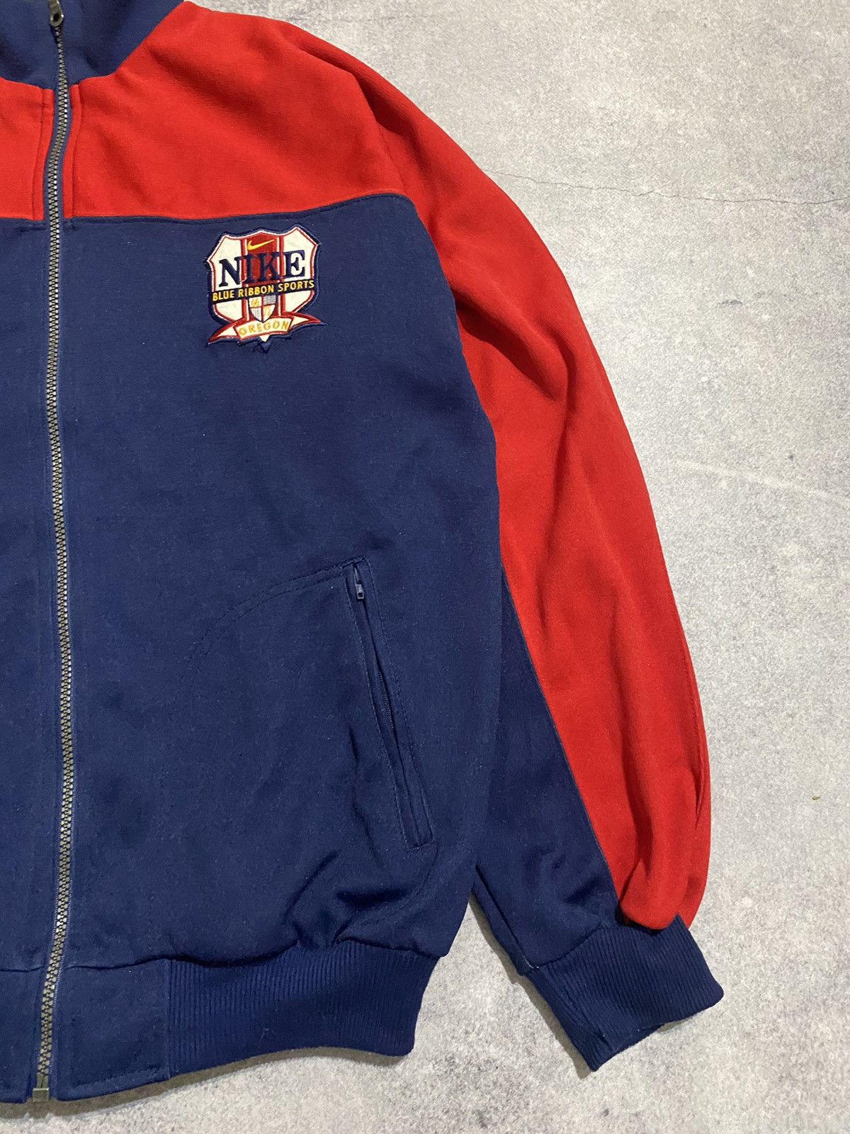 Nike × Vintage Vintage 80s Nike Blue Ribbon Sports Oregon Track Jacket Size US M / EU 48-50 / 2 - 5 Thumbnail