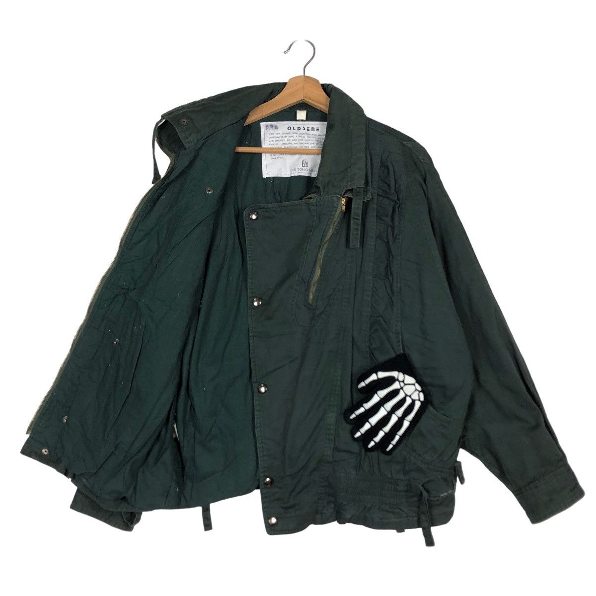 Hysteric Glamour 🔥Bomber Jacket Oldsene Bondage Biker Design Parachute Size US L / EU 52-54 / 3 - 9 Thumbnail