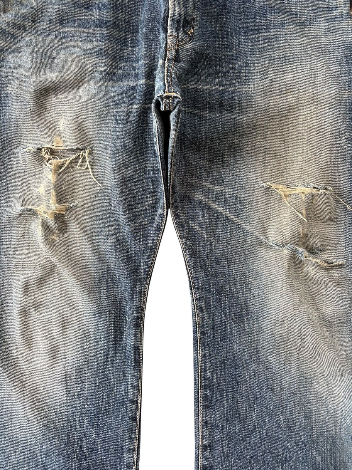 Edwin Vintage Edwin 505 Selvedge Distressed Baggy Jeans Size US 34 / EU 50 - 5 Thumbnail