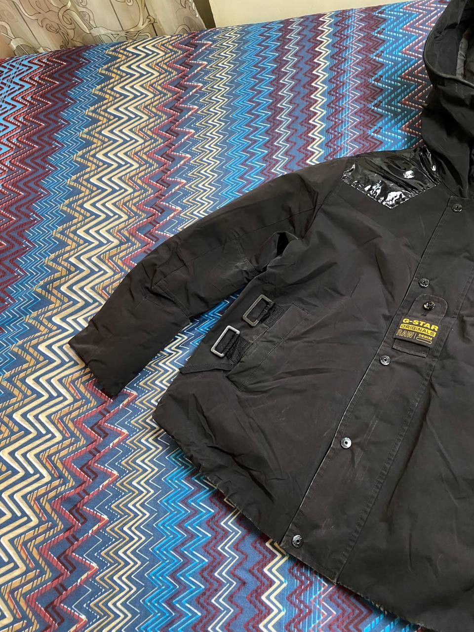 G-Star vintage black G-Star Raw logo Y2K jacket Streetwear Size US M / EU 48-50 / 2 - 5 Thumbnail