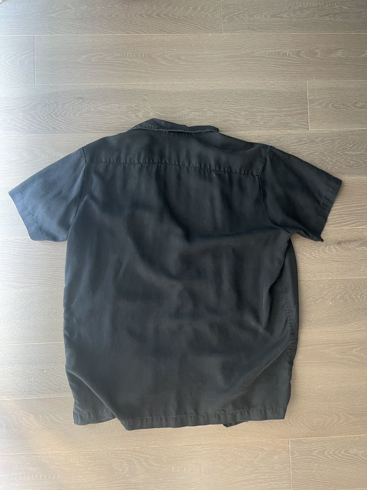 Basic Rights Black Camp Collar Shirt Size US XL / EU 56 / 4 - 2 Thumbnail