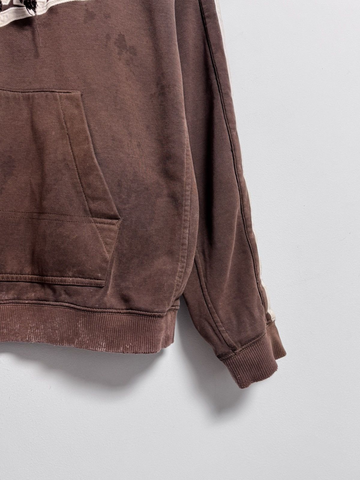 Nike × Vintage Nike Vintage Y2K style big logo Hoodie Brown Size US M / EU 48-50 / 2 - 2 Thumbnail