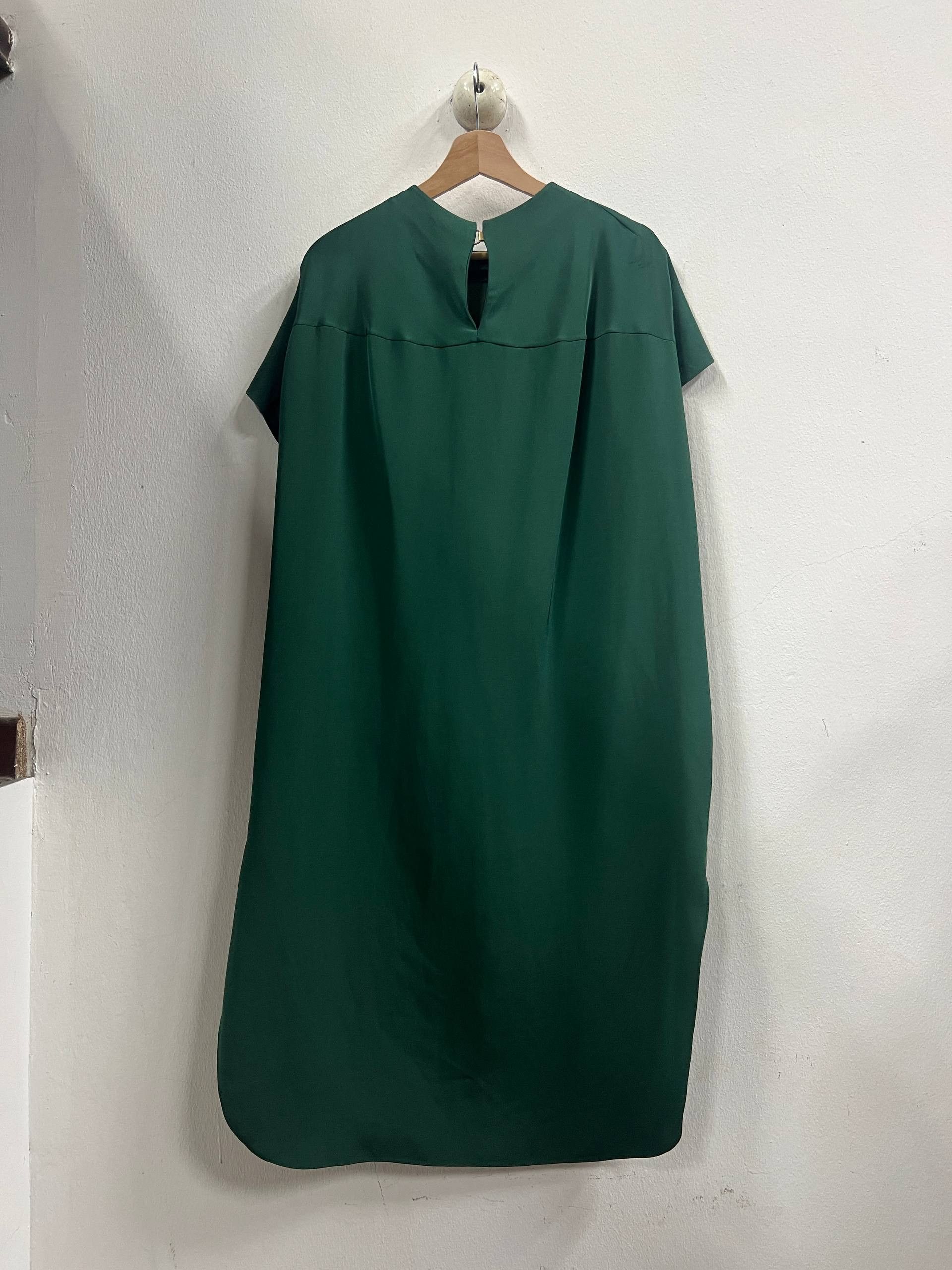 Celine Resort 2010 Celine By Phoebe Philo Paneled Green Dress Size XS / US 0-2 / IT 36-38 - 3 Thumbnail
