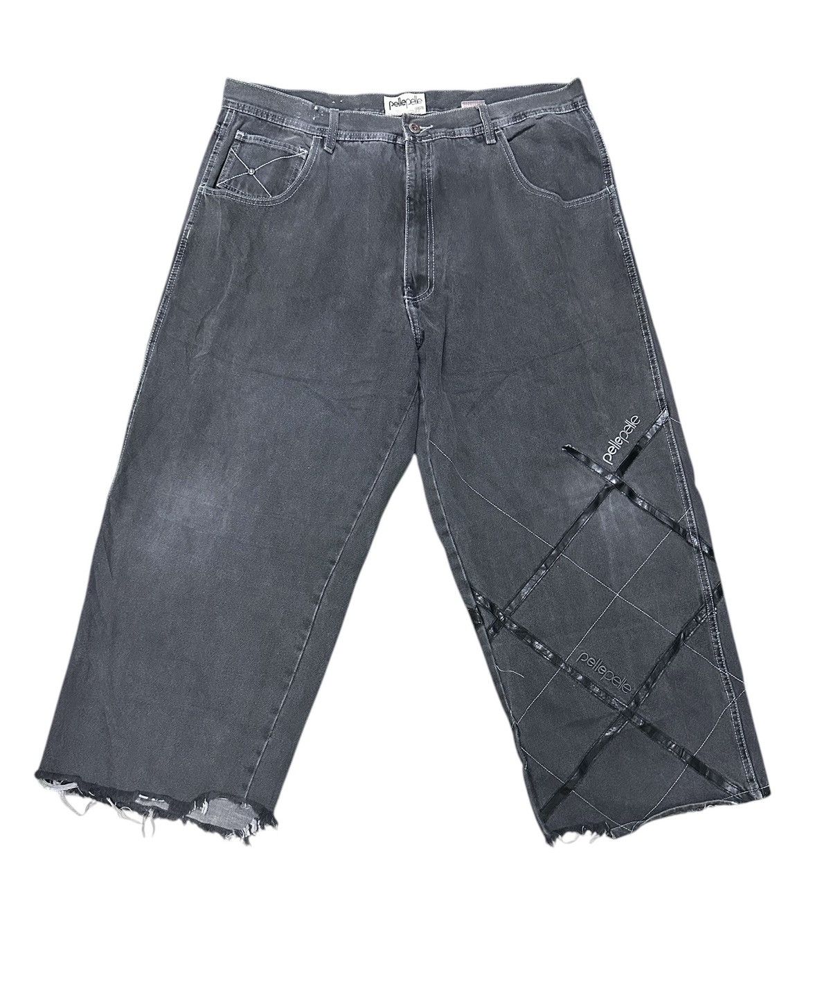 Pelle Pelle Pelle pelle baggy distressed denim pants Size US 39 - 1 Thumbnail