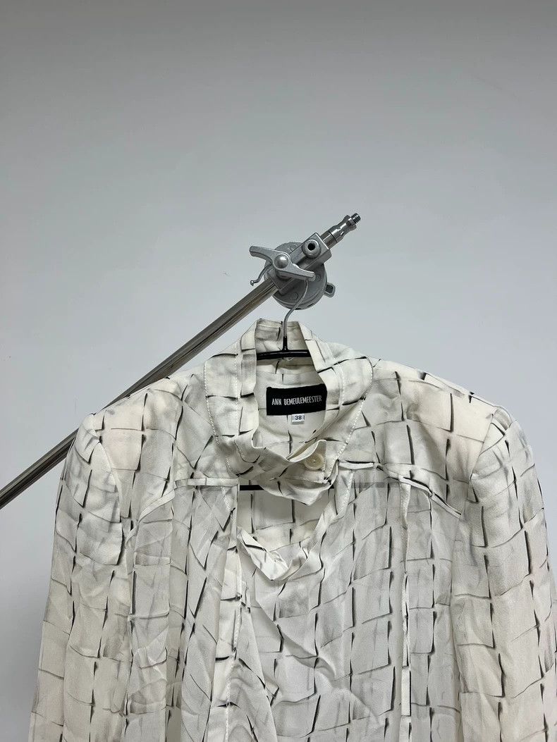 Ann Demeulemeester Ann demeulemeester Plaid Cross Button Shoulder Pad Ribbon Size XS / US 0-2 / IT 36-38 - 4 Thumbnail