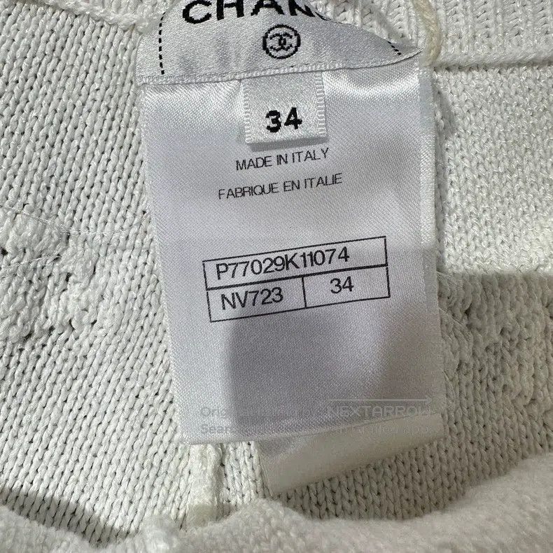 Chanel Chanel 24P full-print bow hollow knitted trousers Size 42" / US 20 - 4 Thumbnail