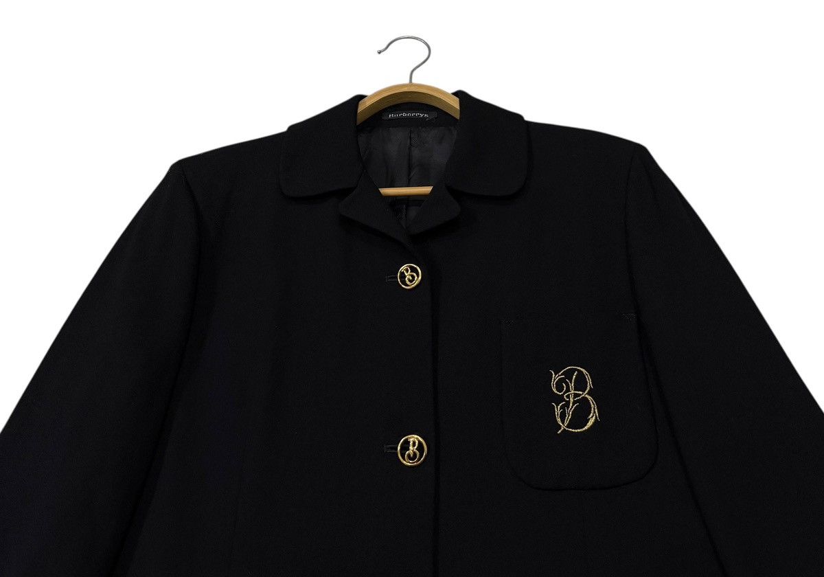 Burberry Vintage Burberry England Gold Buttons Casual Wool Jacket Size M / US 6-8 / IT 42-44 - 6 Thumbnail