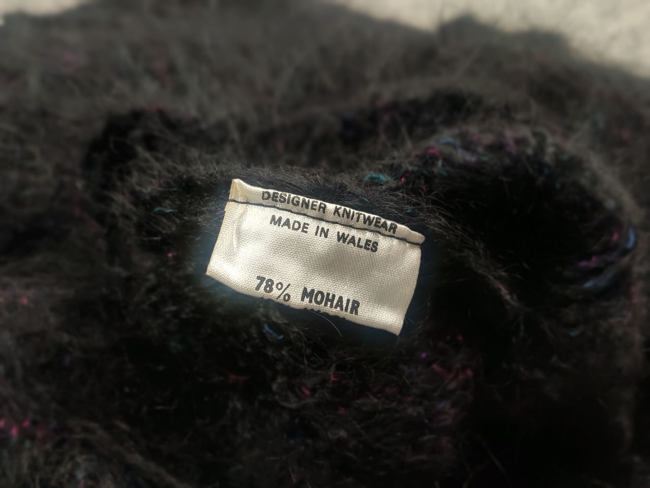 Vintage Noto Vintage 90's Fuzzy Mohair Hand Knit Oversized Sweater Size M / US 6-8 / IT 42-44 - 10 Thumbnail