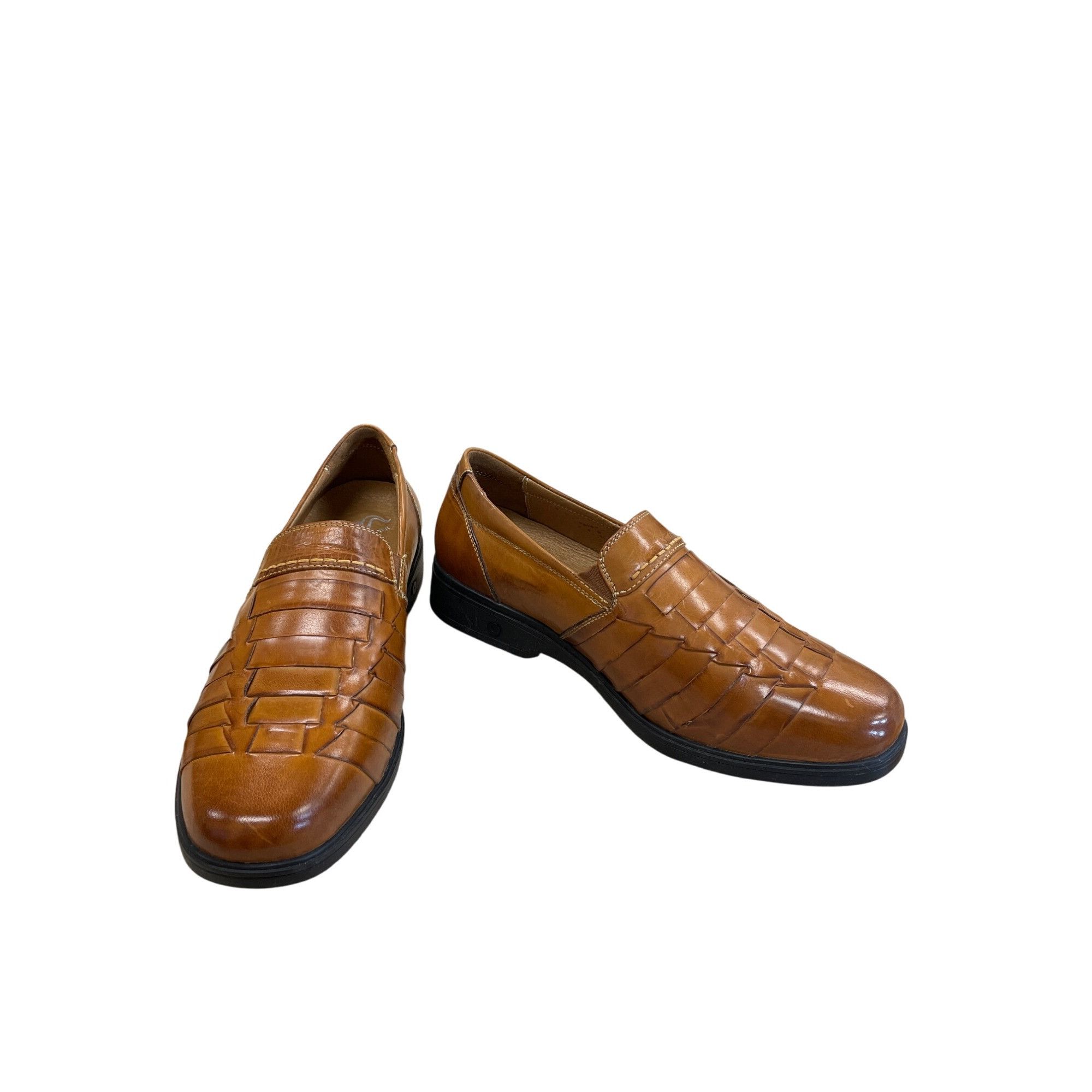 Other Gravity Defyer mens brown leather slip on loafers shoes SIze Size US 8 / EU 41 - 1 Thumbnail