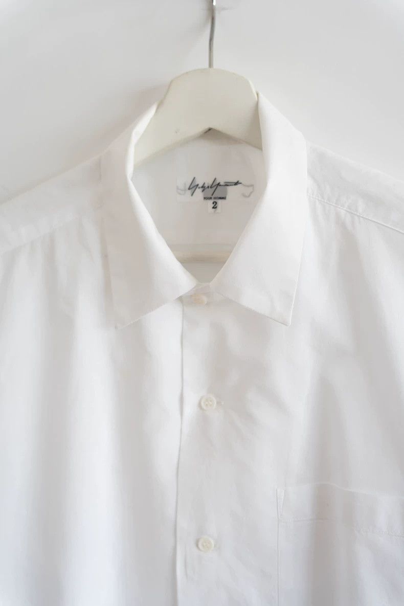 Yohji Yamamoto Yohji Yamamoto 16ss Cuban Neck Short Sleeve Shirt 2502-Nex Size US M / EU 48-50 / 2 - 4 Thumbnail
