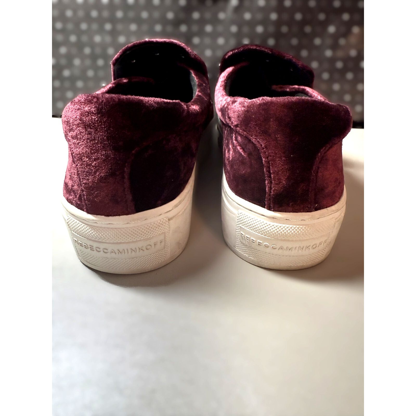 Rebecca Minkoff Rebecca Minkoff Noelle Stud Velvet Slip On Platform Size 9.5 Size US 9.5 / IT 39.5 - 4 Thumbnail