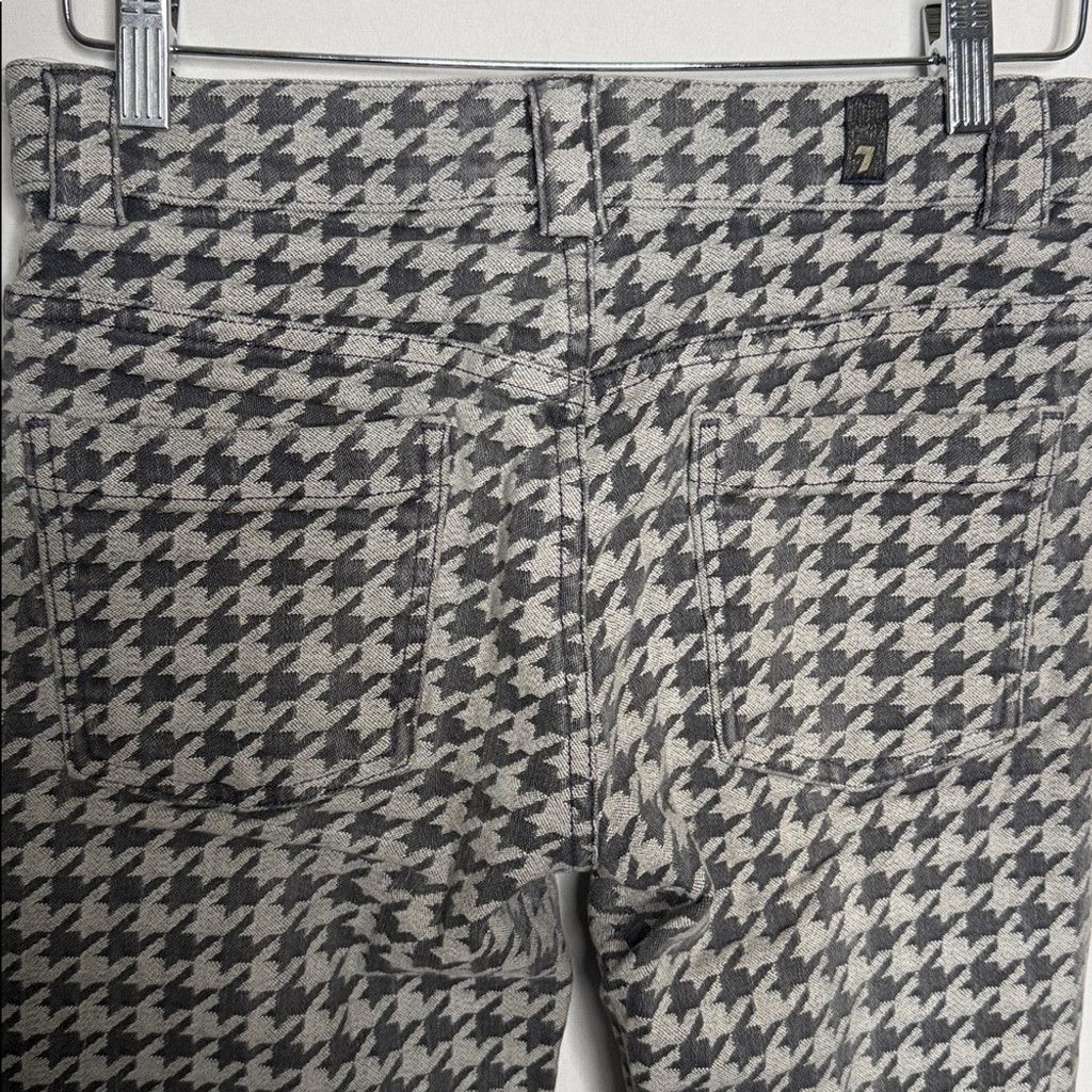 7 For All Mankind Limited 7 for all mankind houndstooth boot cut jeans sz 28 Size 28" / US 6 / IT 42 - 7 Thumbnail