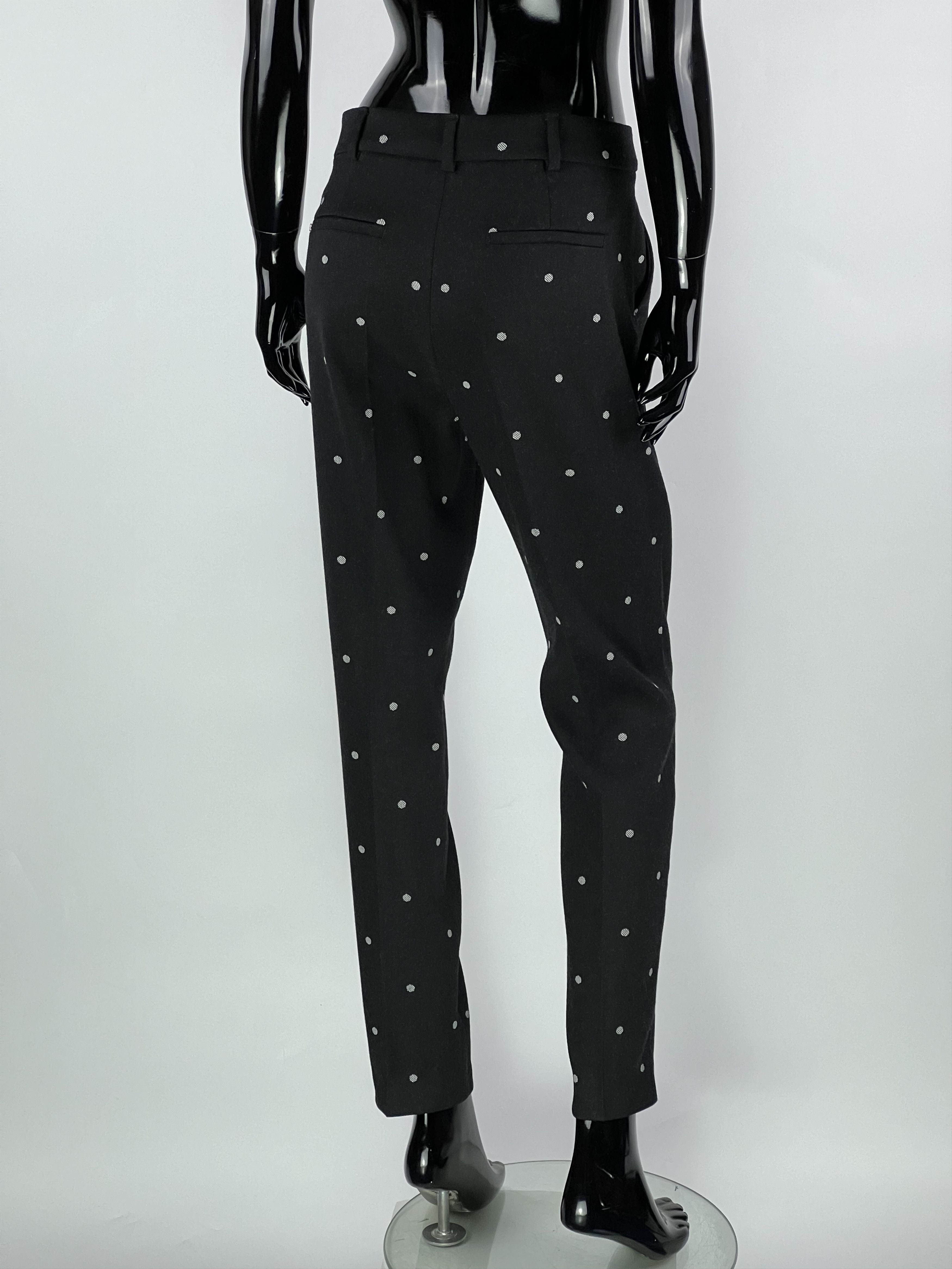 Max Mara × Sportmax Sportmax Max Mara Polka Dot Wool Pants Size IT40 US6 Size 27" / US 4 / IT 40 - 7 Thumbnail