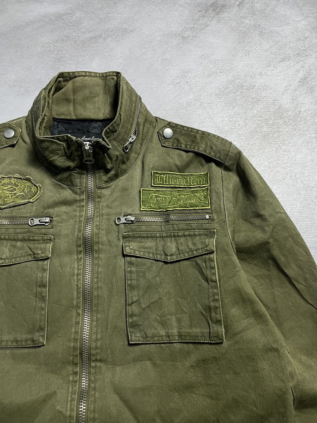If Six Was Nine 2000’s Armée Française - Apocalypse Style Bikers Jacket Size US M / EU 48-50 / 2 - 8 Thumbnail