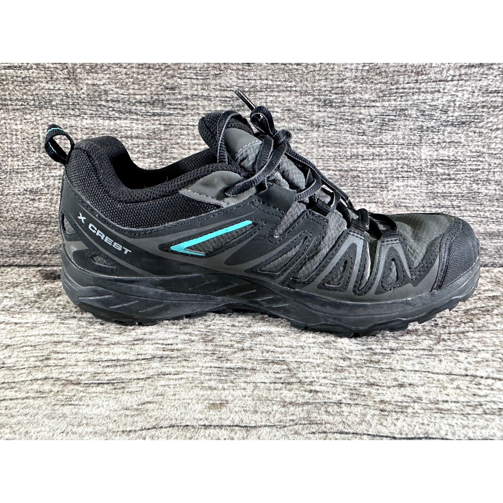 Salomon Salomon X Crest GTX Womens Size 9.5 Trail Running Shoes Gray Size US 9.5 / IT 39.5 - 8 Thumbnail