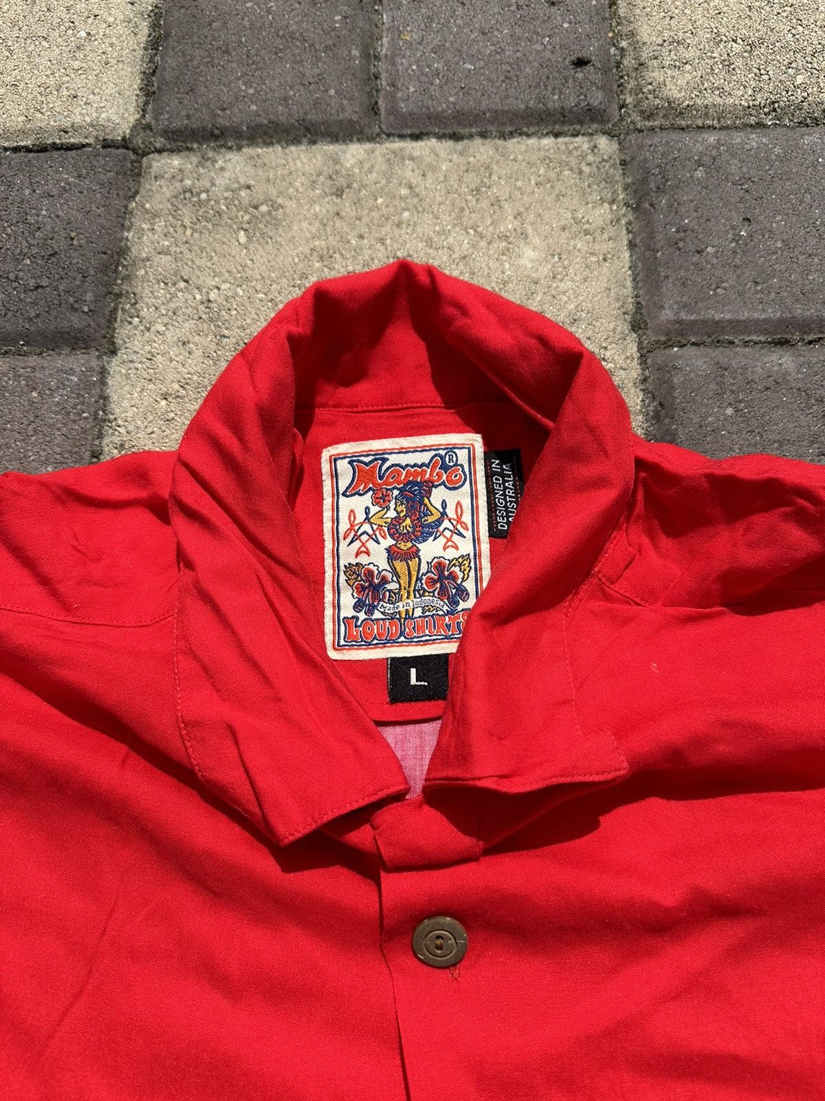 Japanese Brand × Mambo × Vintage Vintage Rare Mambo 90’s Flames Shirt Size US L / EU 52-54 / 3 - 3 Thumbnail