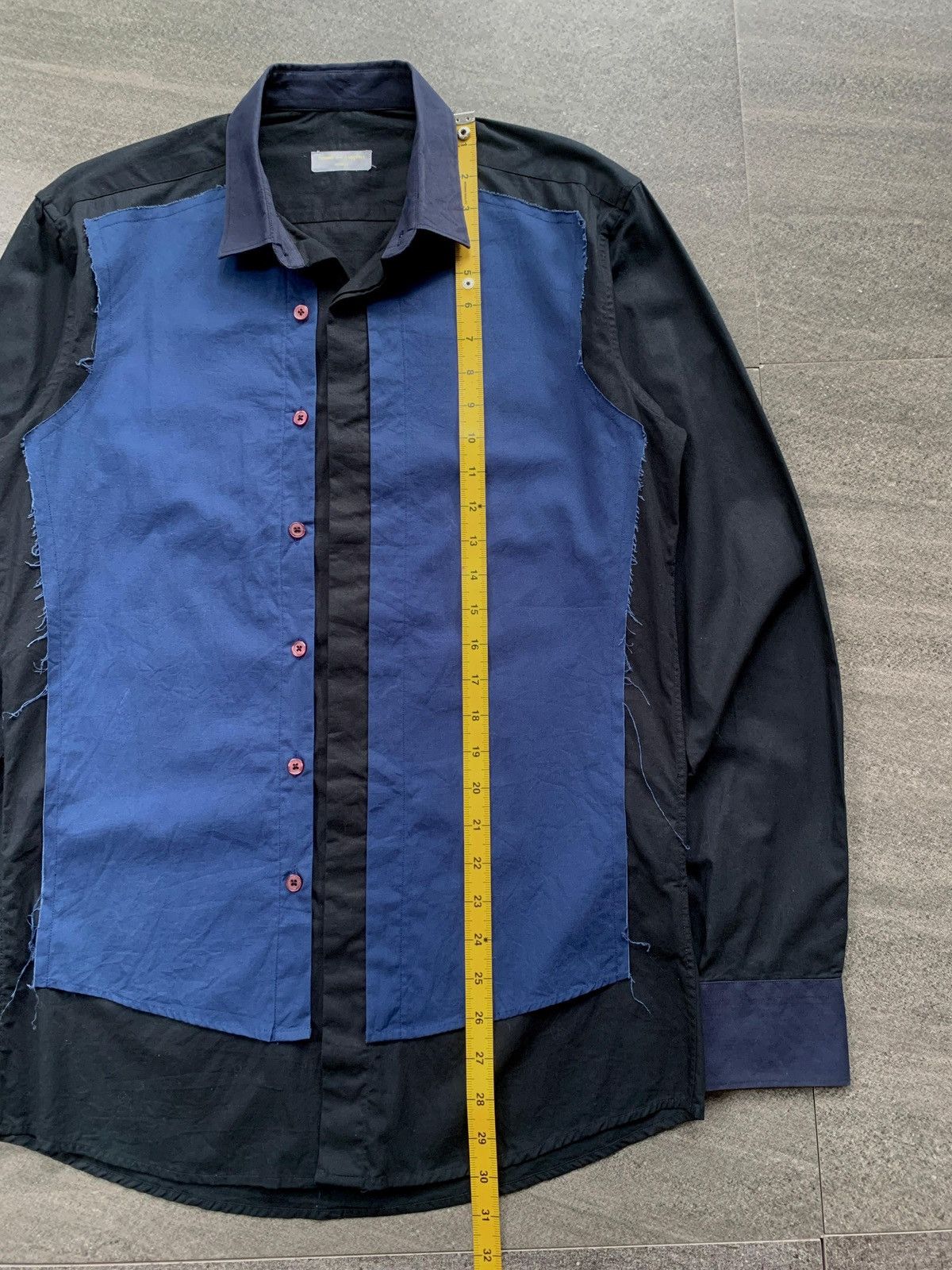 Comme des Garcons Homme FREE IMPORT TAX 90s Paneled Reworked Shirt Size US M / EU 48-50 / 2 - 9 Thumbnail