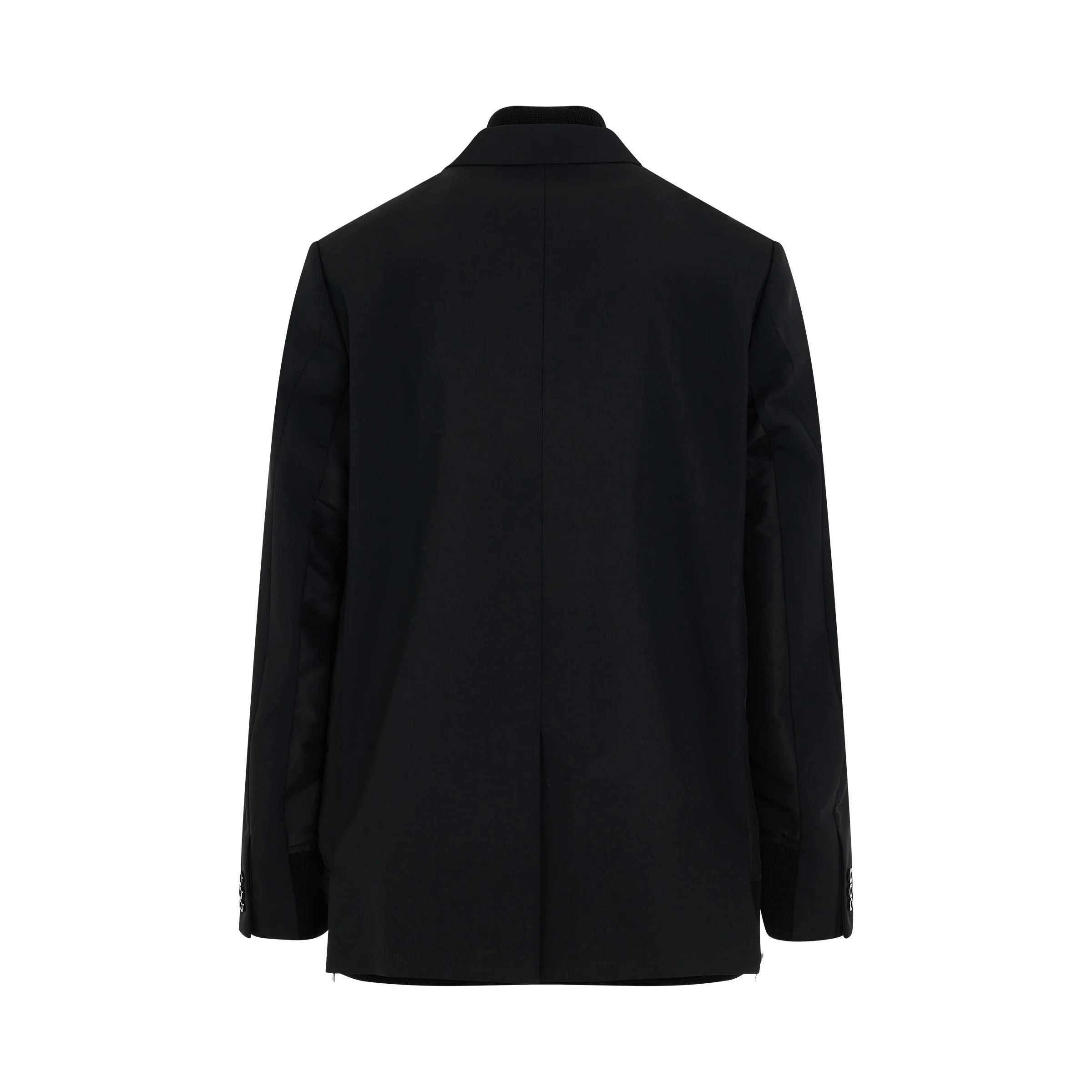 Sacai o1mris0824 Twill Jacket in Black Size US S / EU 44-46 / 1 - 4 Thumbnail