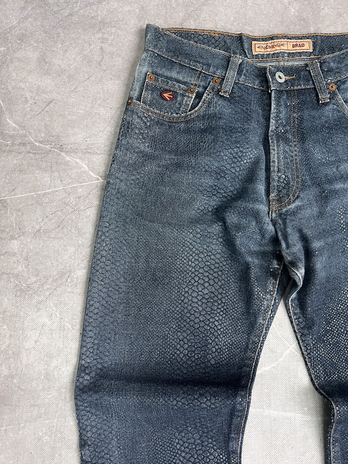 Energie Rare snake print hedi slimane style energie jeans y2k Size US 32 / EU 48 - 3 Thumbnail