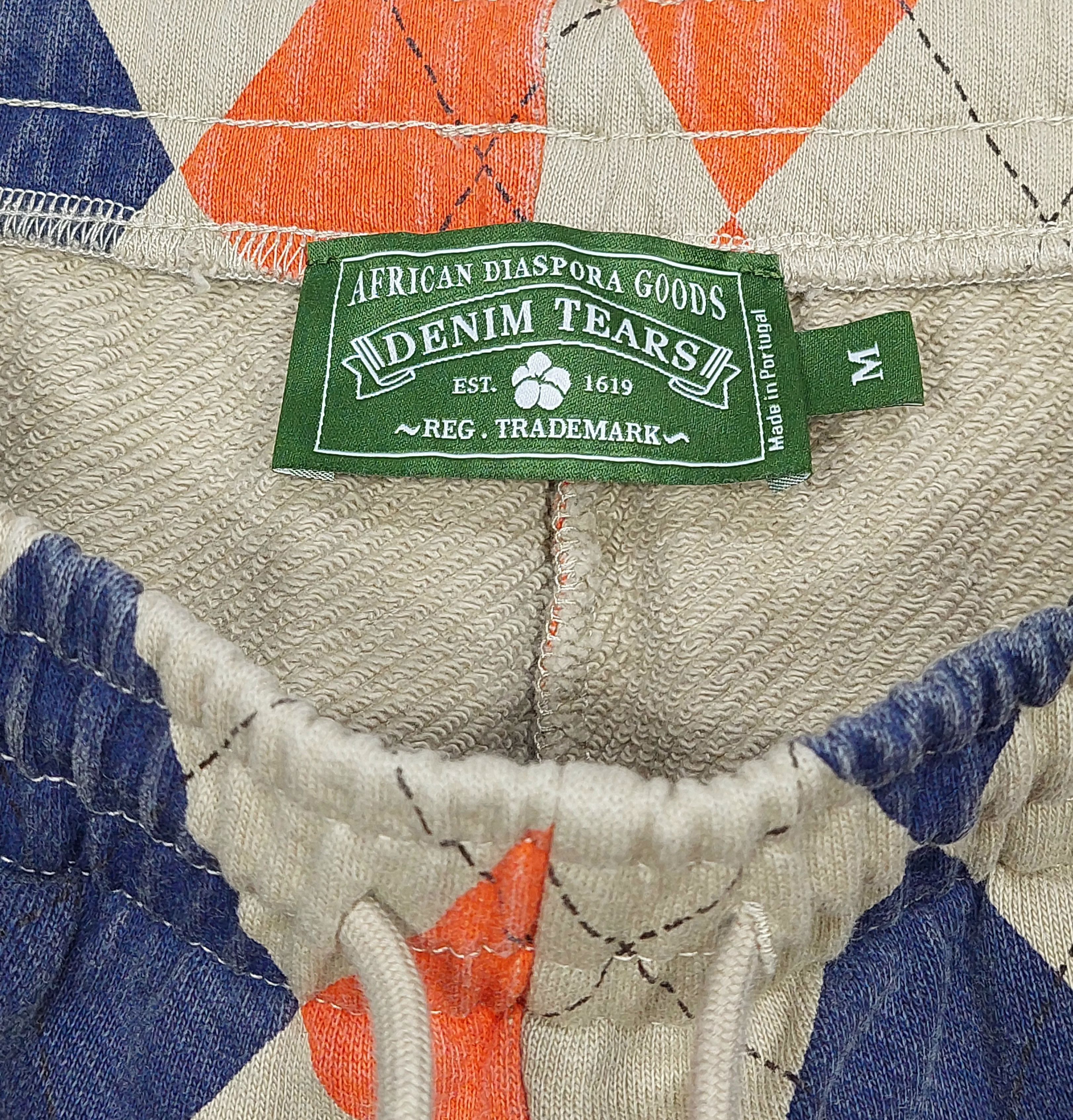 DENIM TEARS intarsia derby sweatpants - tan M Size US 34 / EU 50 - 2 Thumbnail