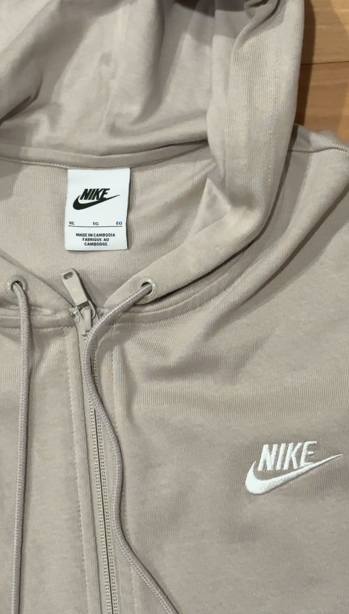 Nike NIKE Sportswear Club Women's Zip-Up Hoodie Size XL / US 12-14 / IT 48-50 - 3 Thumbnail