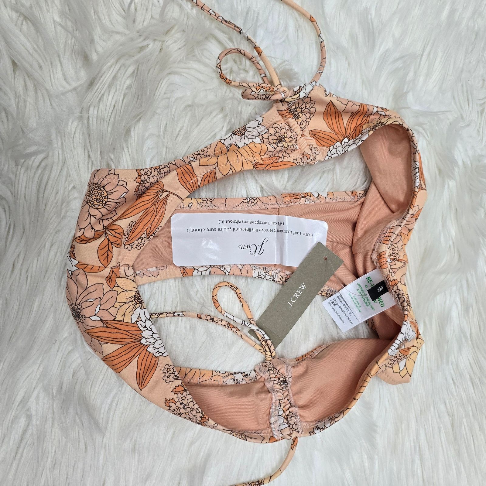 J.Crew J. Crew Hipster curved-waist cheeky bikini bottom floral S Size ONE SIZE - 11 Thumbnail