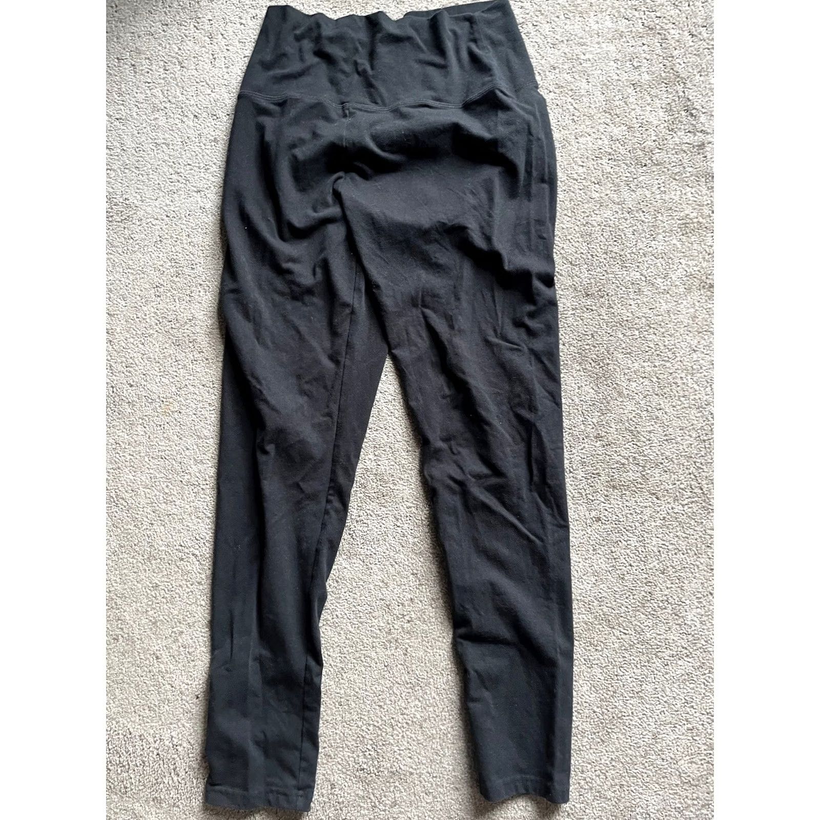Vintage Aerie Leggings High-Rise Size Large Black Womens Size 36" / US 14 / IT 50 - 3 Thumbnail