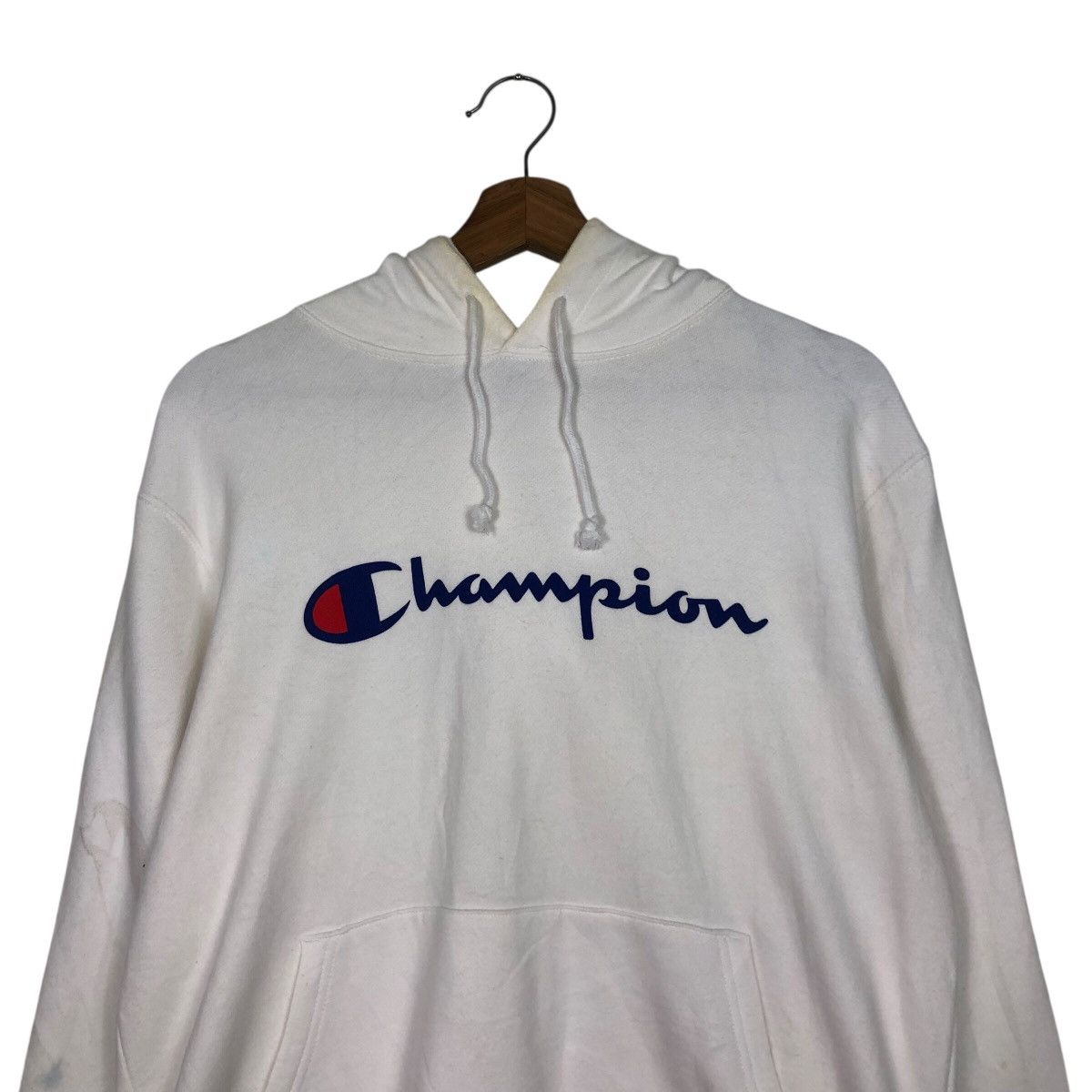 Japanese Brand 📌Vintage Champion Hoodie Pull Over Big Logo Design Size US L / EU 52-54 / 3 - 14 Thumbnail
