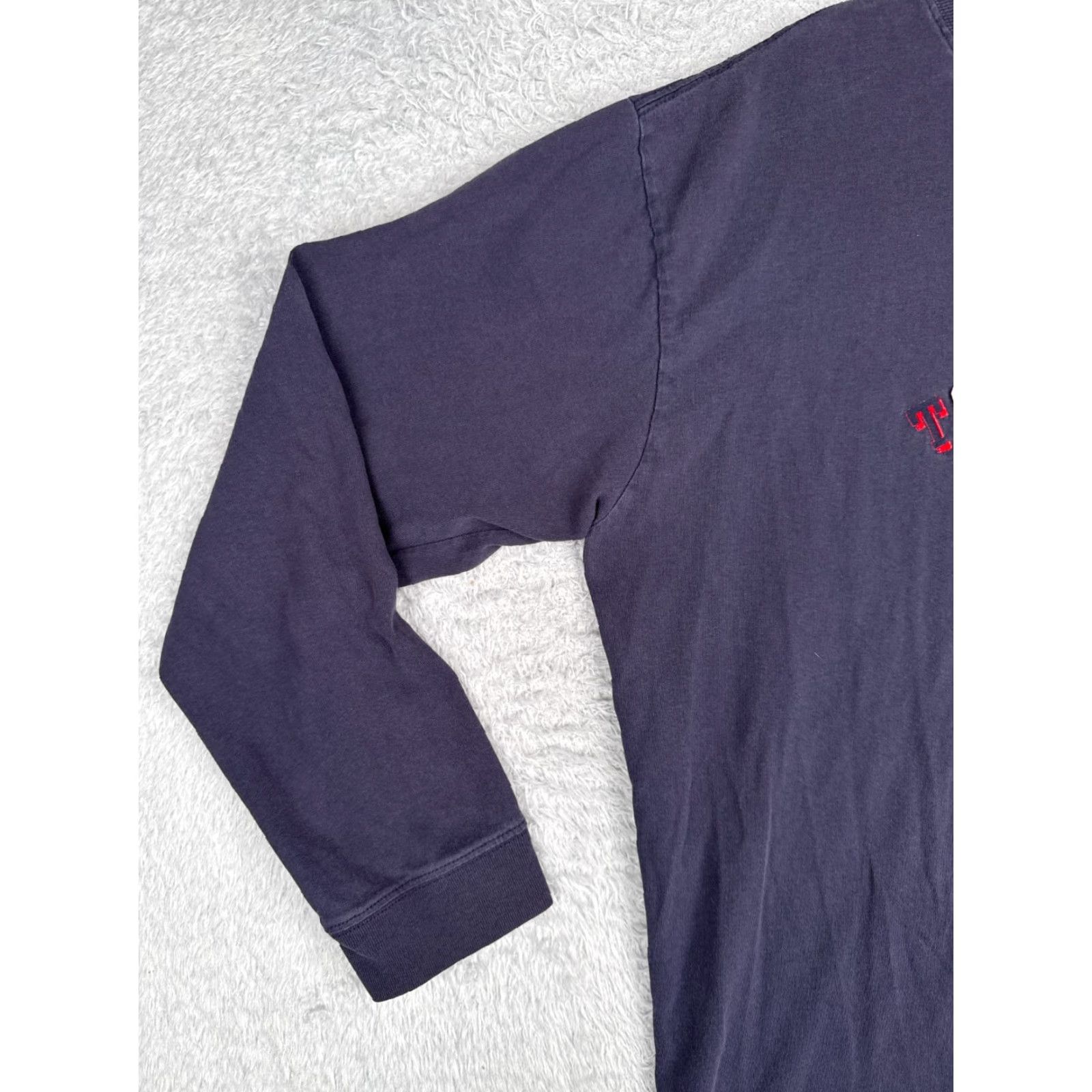 Tommy Hilfiger Tommy Hilfiger Jeans Shirt Adult XL Blue Long Sleeve Crew Cotton Size US XL / EU 56 / 4 - 3 Thumbnail