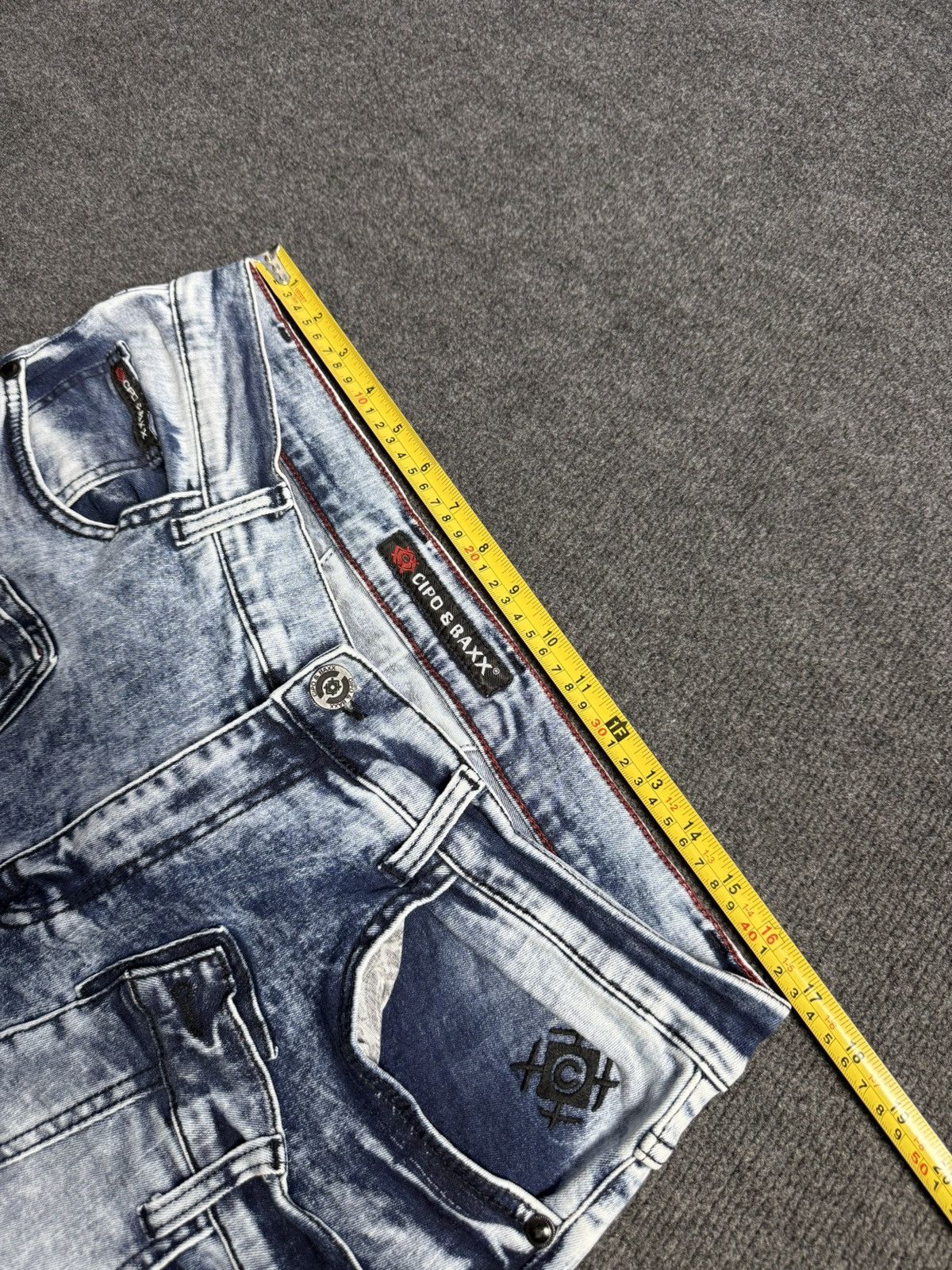 Japanese Brand Y2K 00s Japanese Punk Cipo&Baxx Punk Rock Biker Jeans Denim Size US 32 / EU 48 - 16 Thumbnail