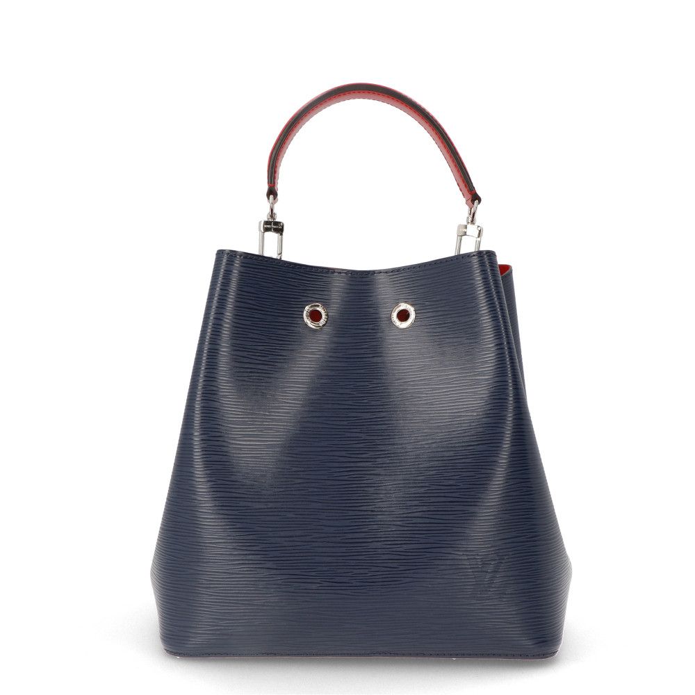 Louis Vuitton Neonoe Shoulder Bag Andigo Hardware Leather