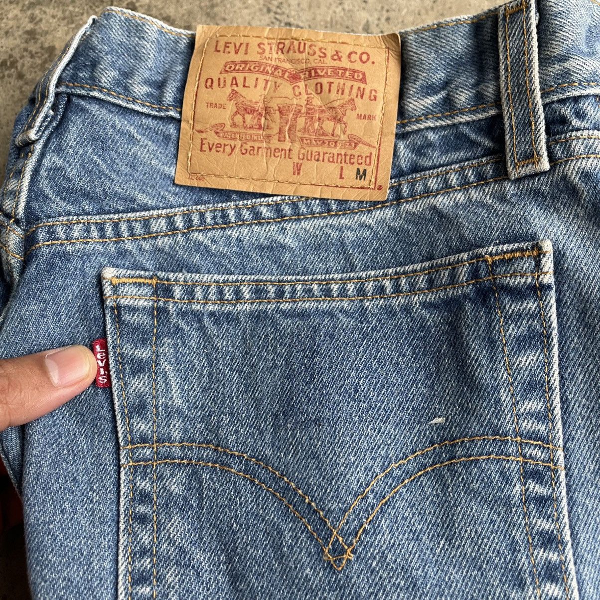 Levi's Vintage Clothing 🔥Vintage 90s Levis Stoned Washed Loose Fit Denim Jeans Size US 31 - 11 Thumbnail