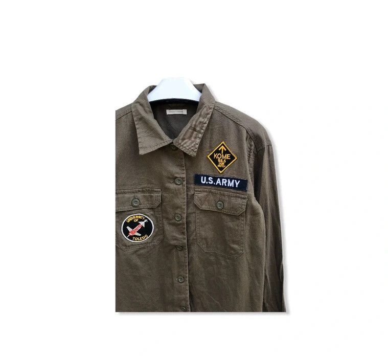 Japanese Brand Japanese Brand Browny Standard Military Design Shirt Size US M / EU 48-50 / 2 - 2 Thumbnail