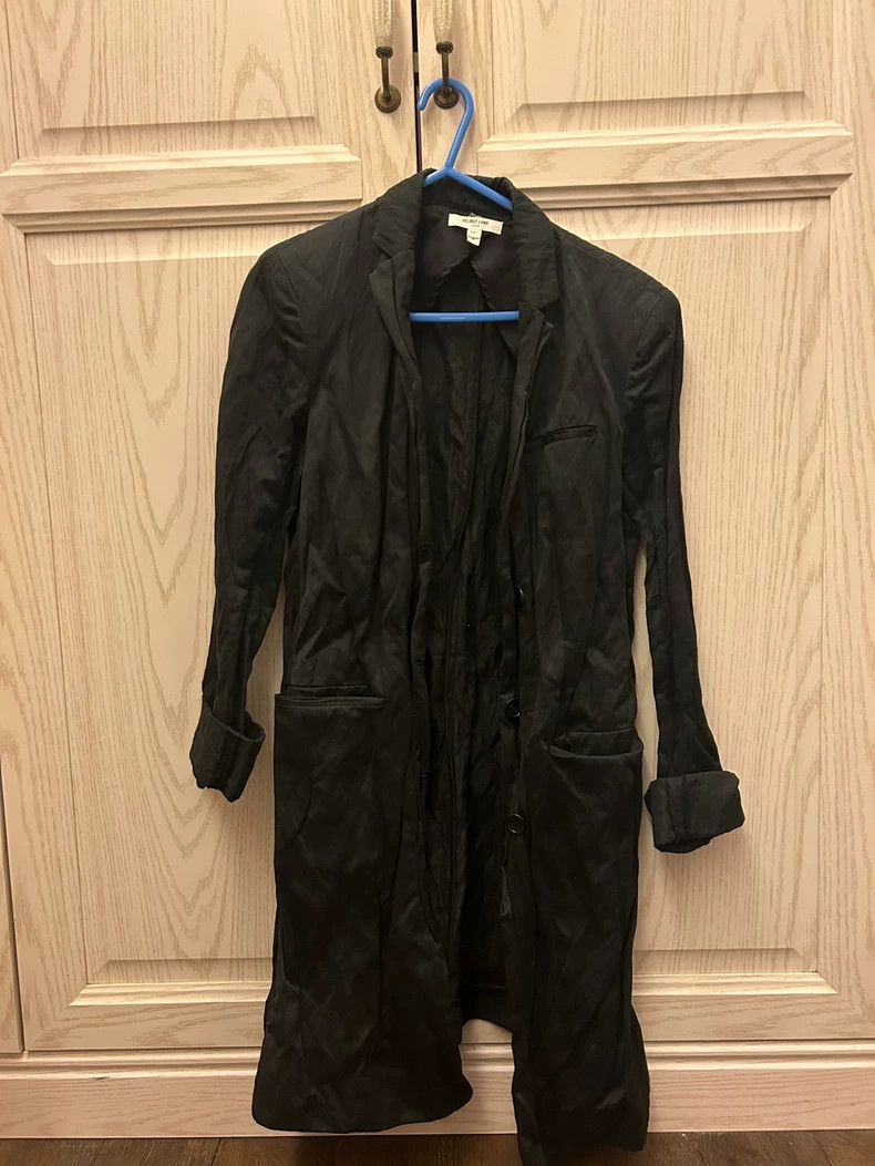 Helmut Lang HELMUT LANG sizeP Black overcoat Size S / US 4 / IT 40 - 1 Thumbnail