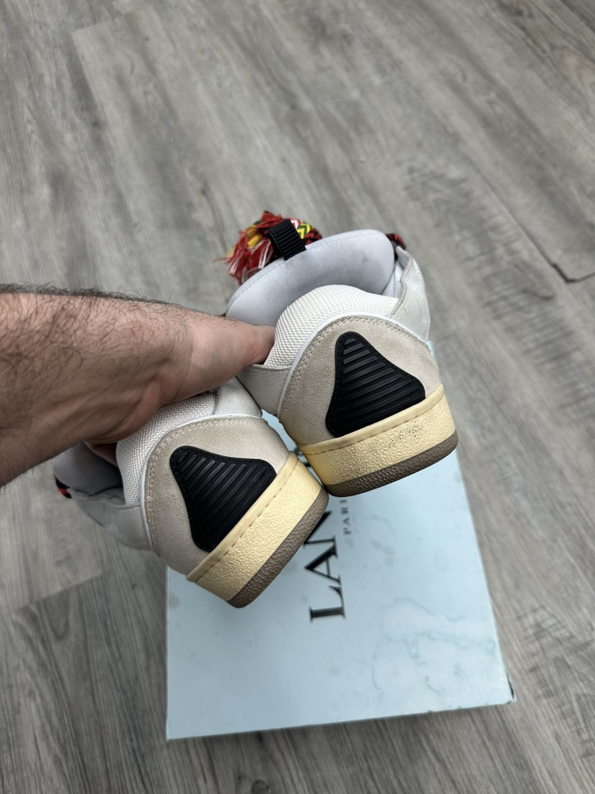 Lanvin Lanvin Curb Sneaker White Size US 9 / EU 42 - 5 Thumbnail