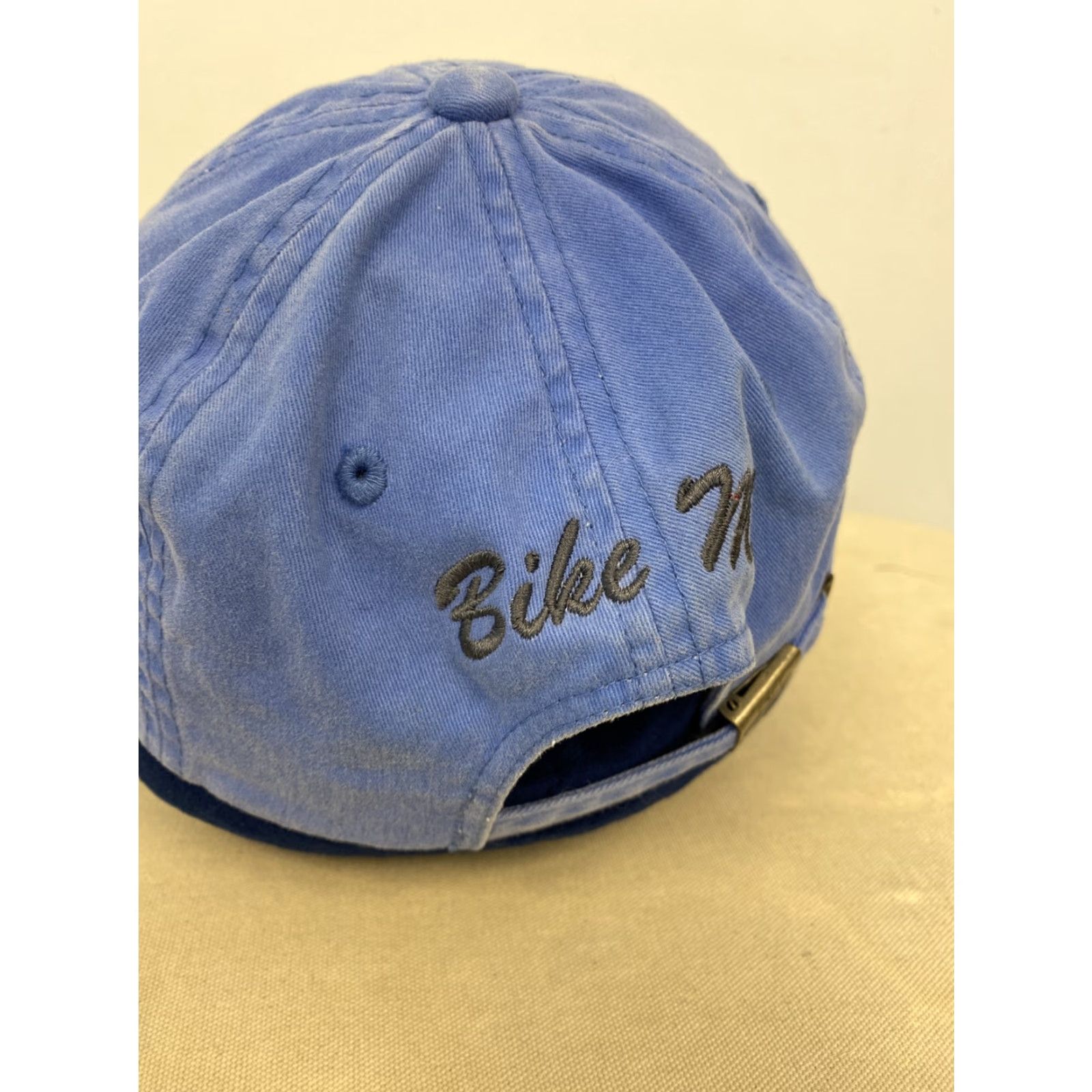Port Authority Port Authority Hat Blue Cotton Strapback American Cap Adjustable Men Baseball Cap Size ONE SIZE - 3 Thumbnail