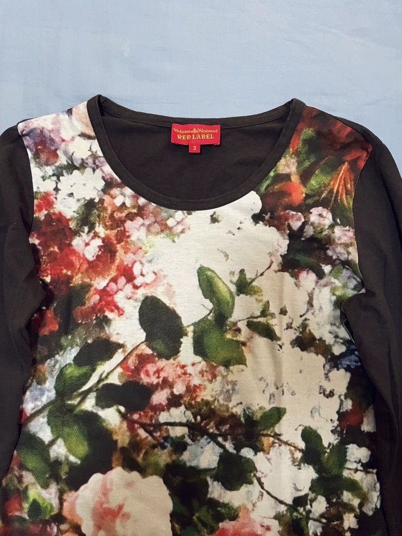 Vivienne Westwood Vivienne Westwood size3 Paint a floral long-sleeved T-shirt Size M / US 6-8 / IT 42-44 - 2 Thumbnail